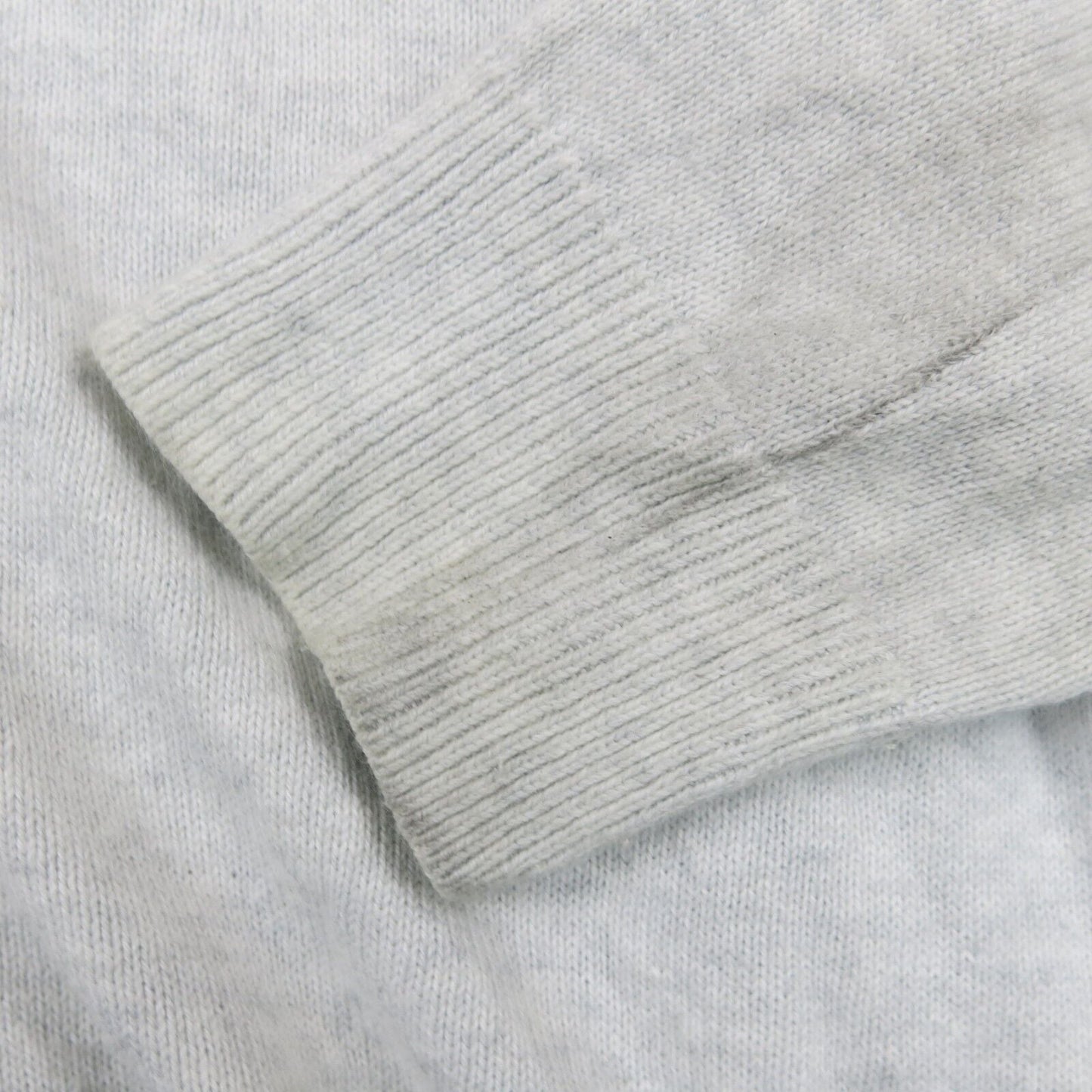 Express Mens Pullover Sweater Mock Neck 1/4 Zip Up Long Sleeves Gray Size Medium