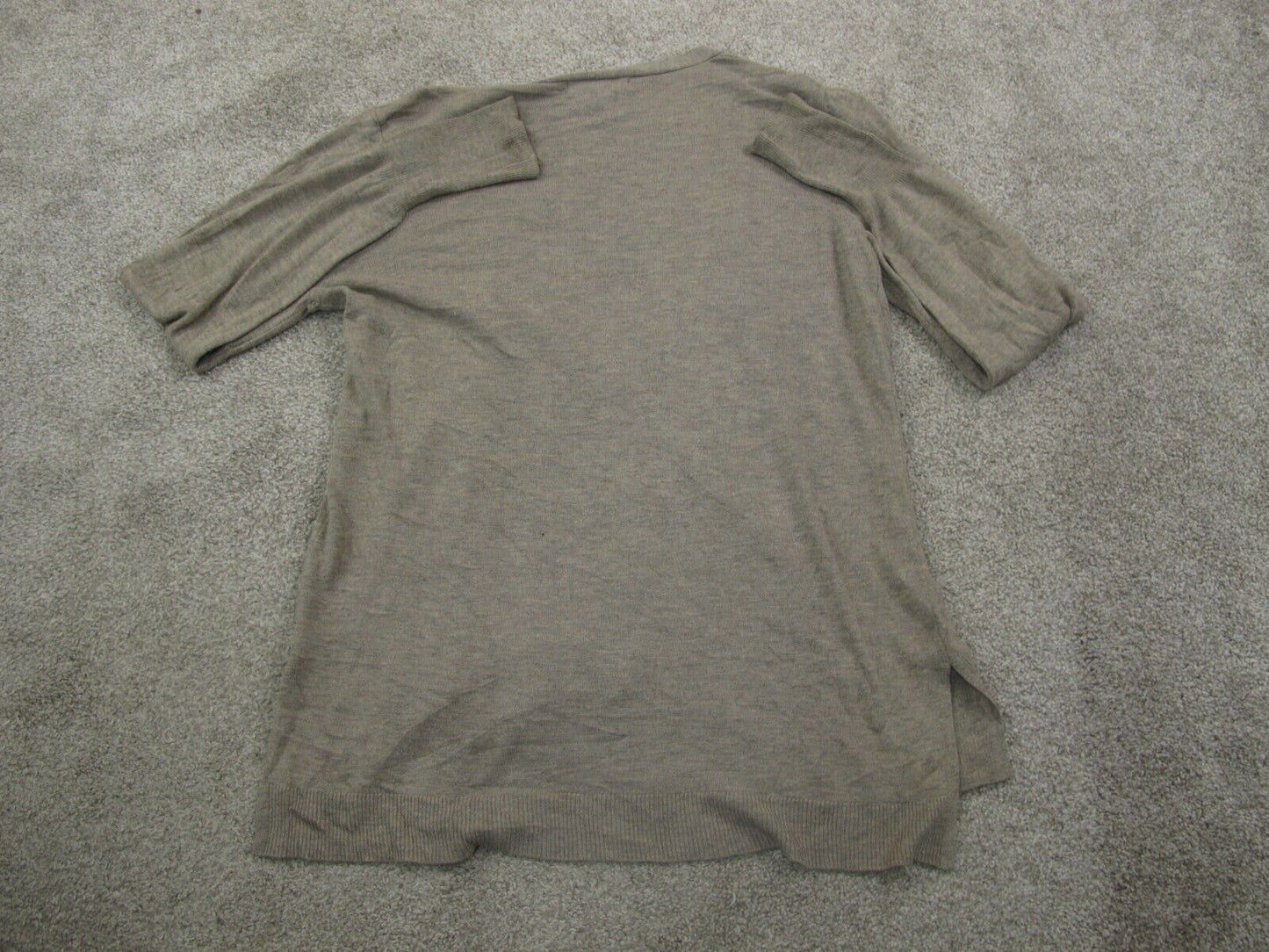 Mossimo Womens Cardigan Sweater Knitted Front Button Long Sleeve Gray Size Large