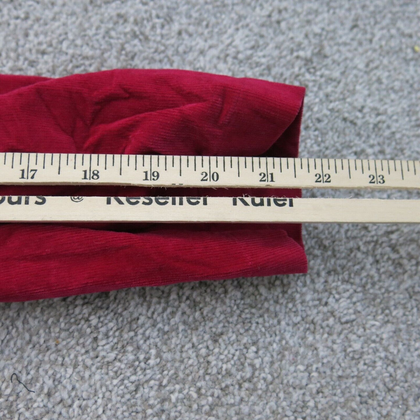 Lands End Womens Blazer Coat Single Breasted Pockets Solid Red Size 8