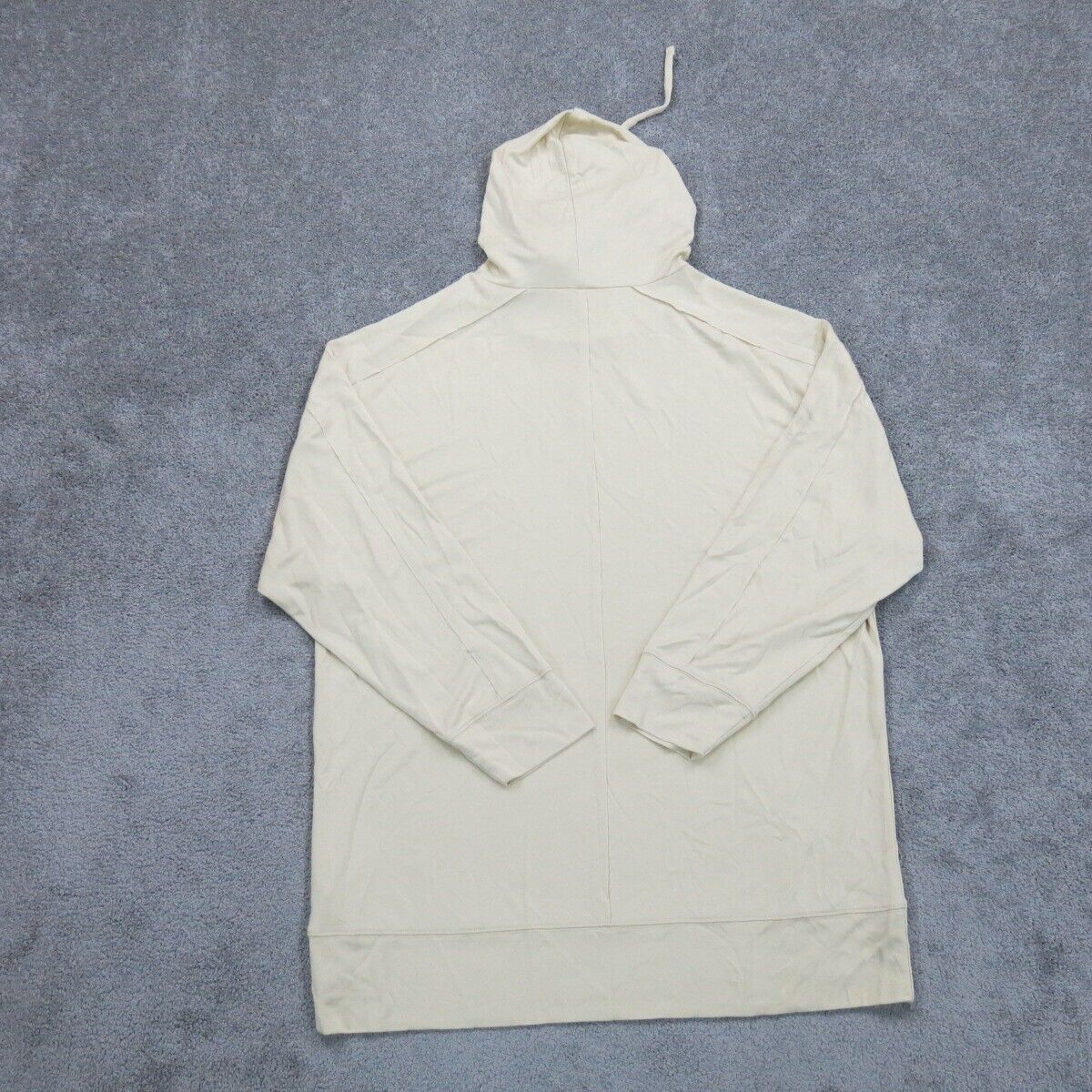 Fabletics Womens Hoodie Sweatshirt Long Sleeves Drawstring Light Yellow Size M