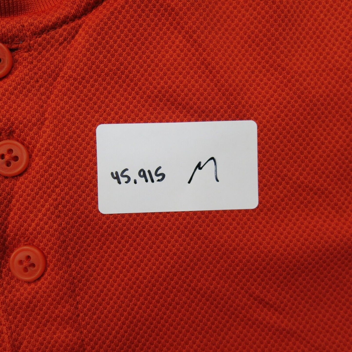 Columbia Sportswear Mens Golf Polo Shirt Omni Shade Logo Orange Size Medium