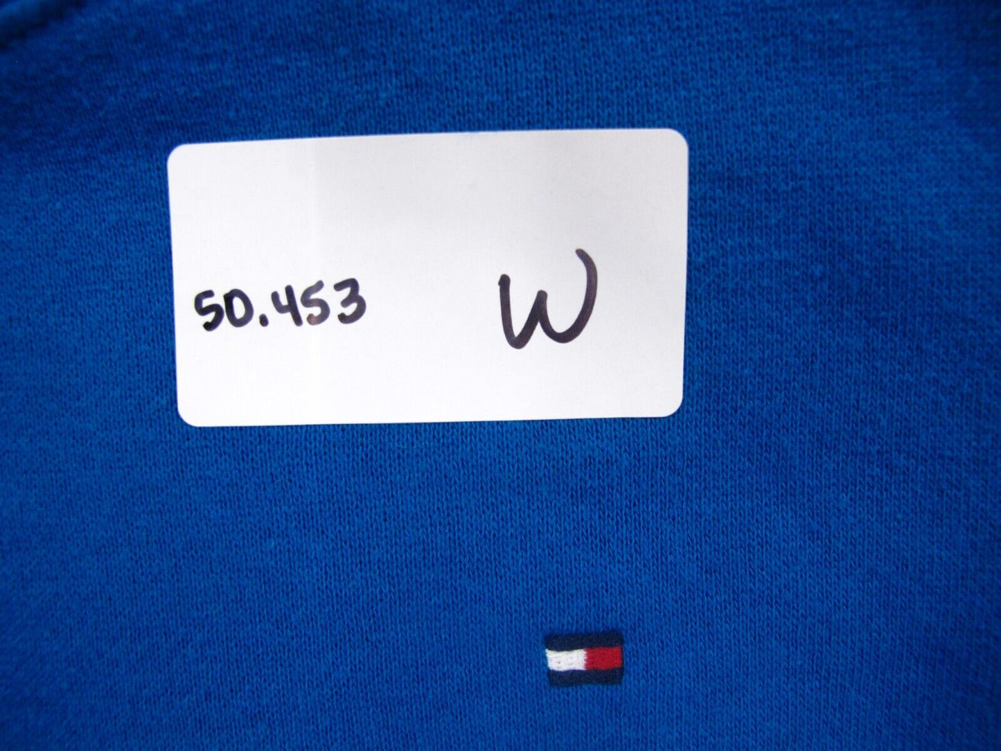 Tommy Hilfiger Womens Pullover Sweater Long Sleeves Crew Neck Blue Size S/P