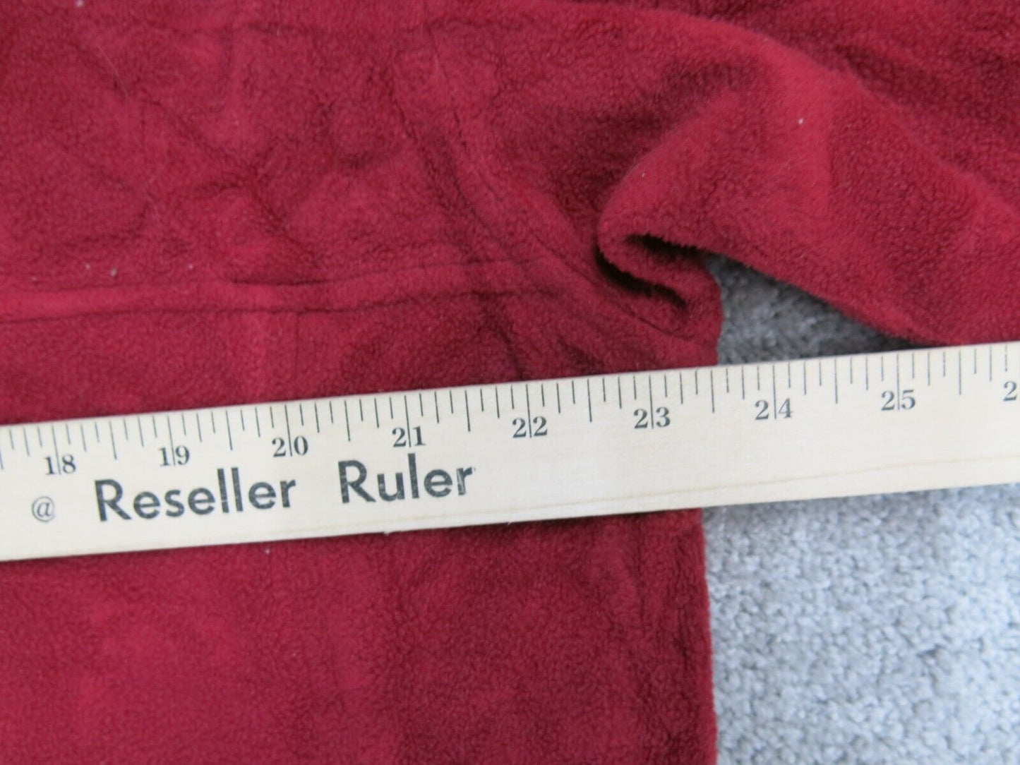 Columbia Mens Full Zip Up Jacket Long Sleeves Mock Neck Red Size Large