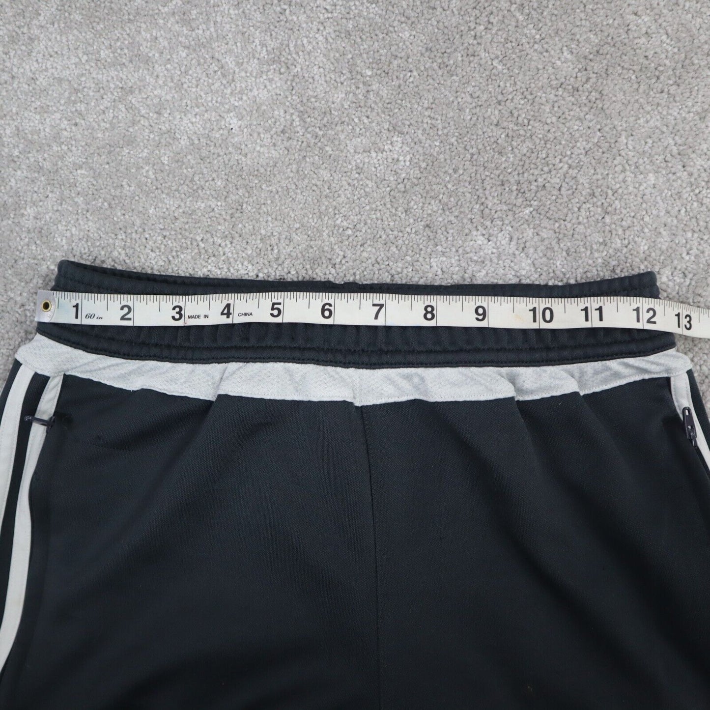 Adidas Track Pants Women Small S Black 3 Striped Slim Fit Sportswear Logo Pant