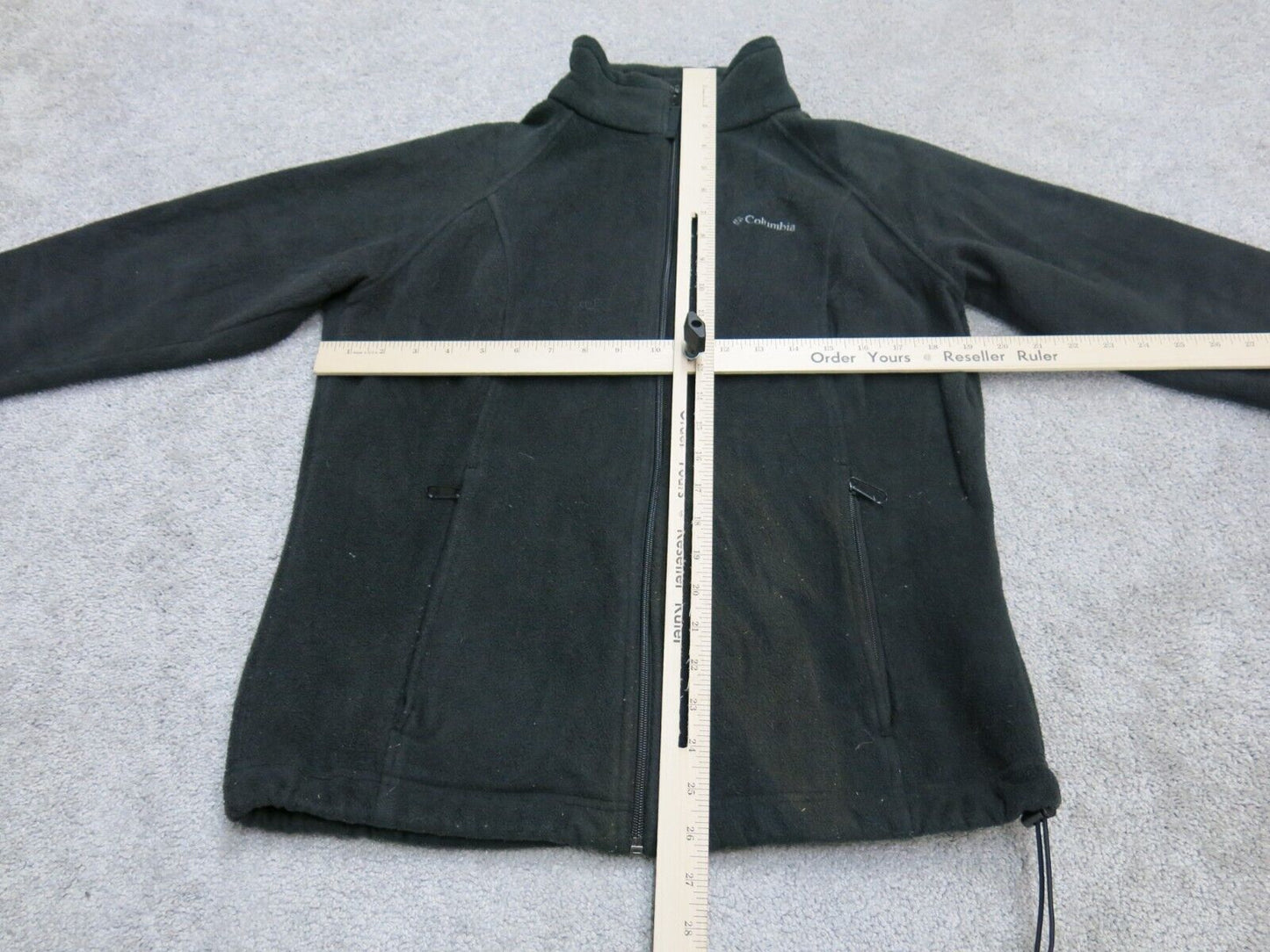 Columbia Men Jacket Full Zip Up Long Sleeves Mock Neck Pockets Green Size Large