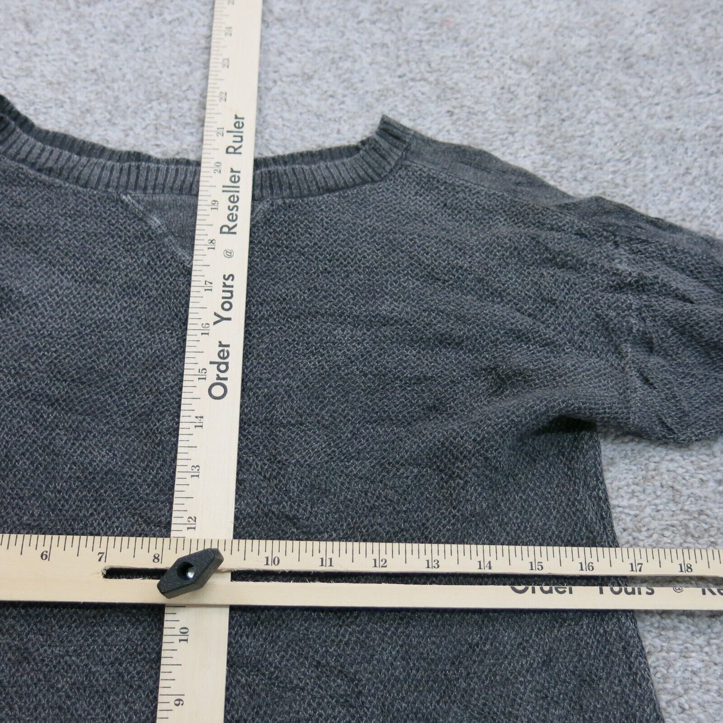 American Eagle Outfitter Womens Pullover Sweater Long Sleeves Slate Gray Size XS