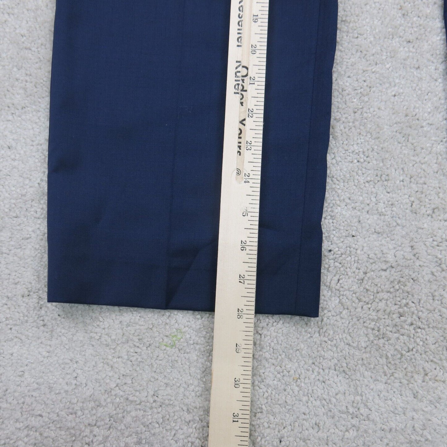 Tommy Hilfiger Mens Pant Dress Straight Leg Mid Rise Flat Front Blue SZ W40XL30