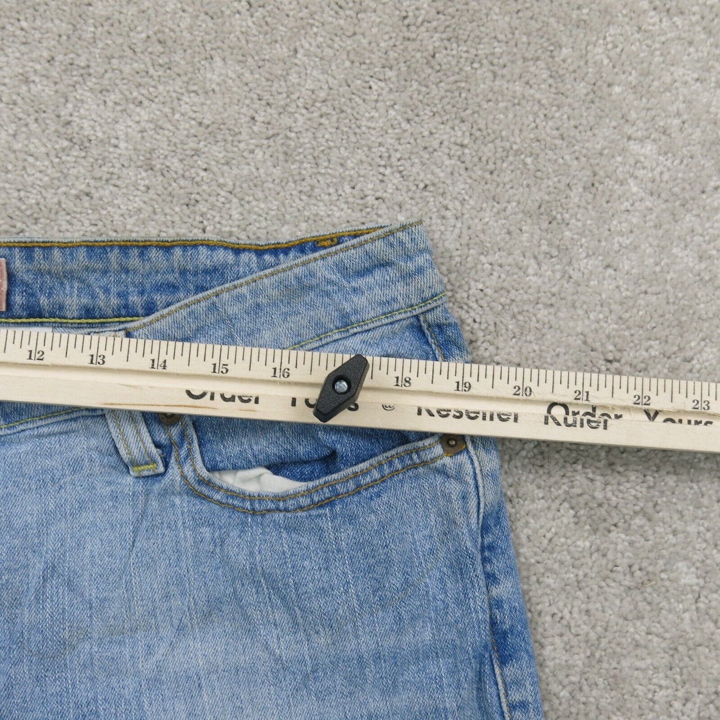 Levis 515 Mens Jeans Bootcut Denim Mid Rise Five Pockets Blue Size 18 Medium