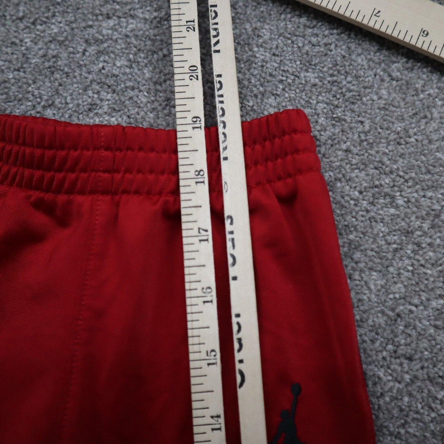 Nike Air Jordan Sweatpants Boy Sz 2T Red Jumpman Therma-Fit Joggers Elastic Wais