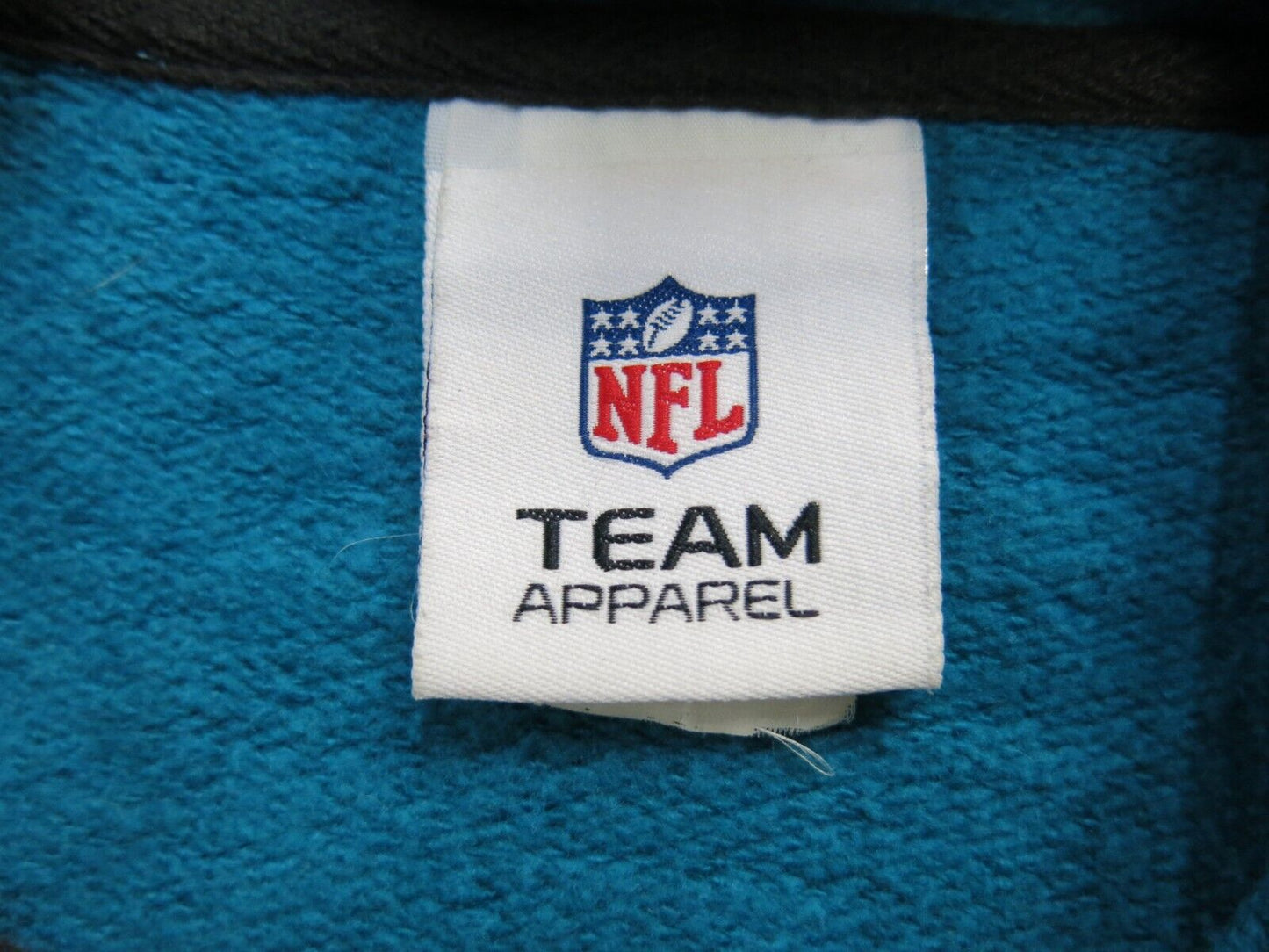 NFL Team Men Full Zip Up Hooded Sweatshirt Long Sleeve Pockets See Blue Size 2XL