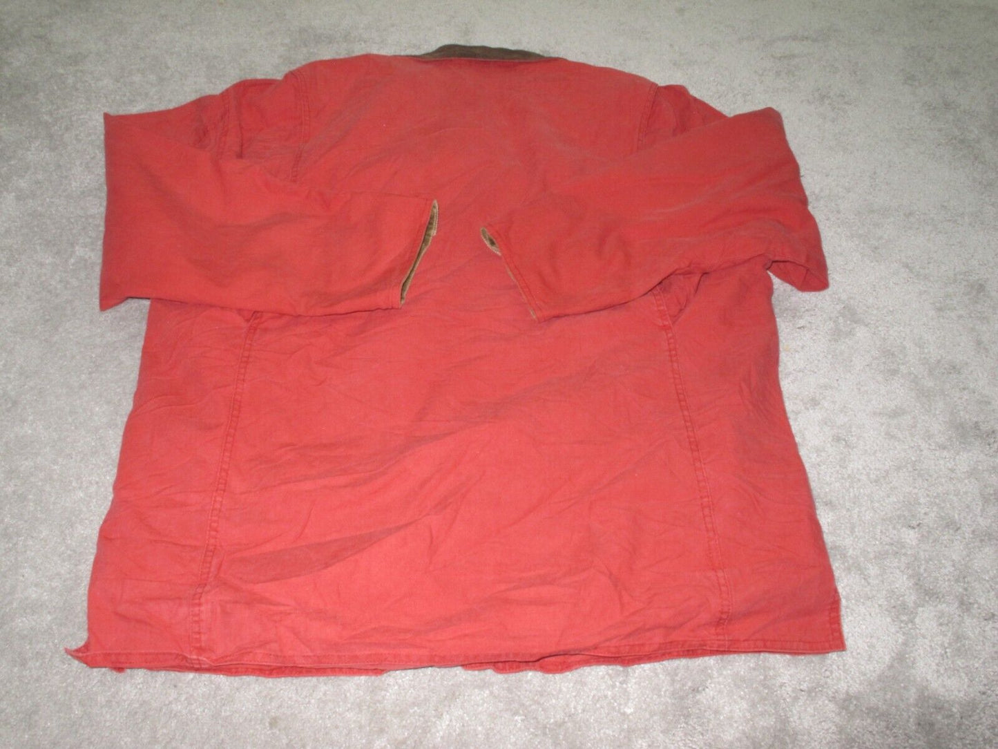 Banana Republic Womens Bomber Jacket Front Button Long Sleeve Pockets Red Size M