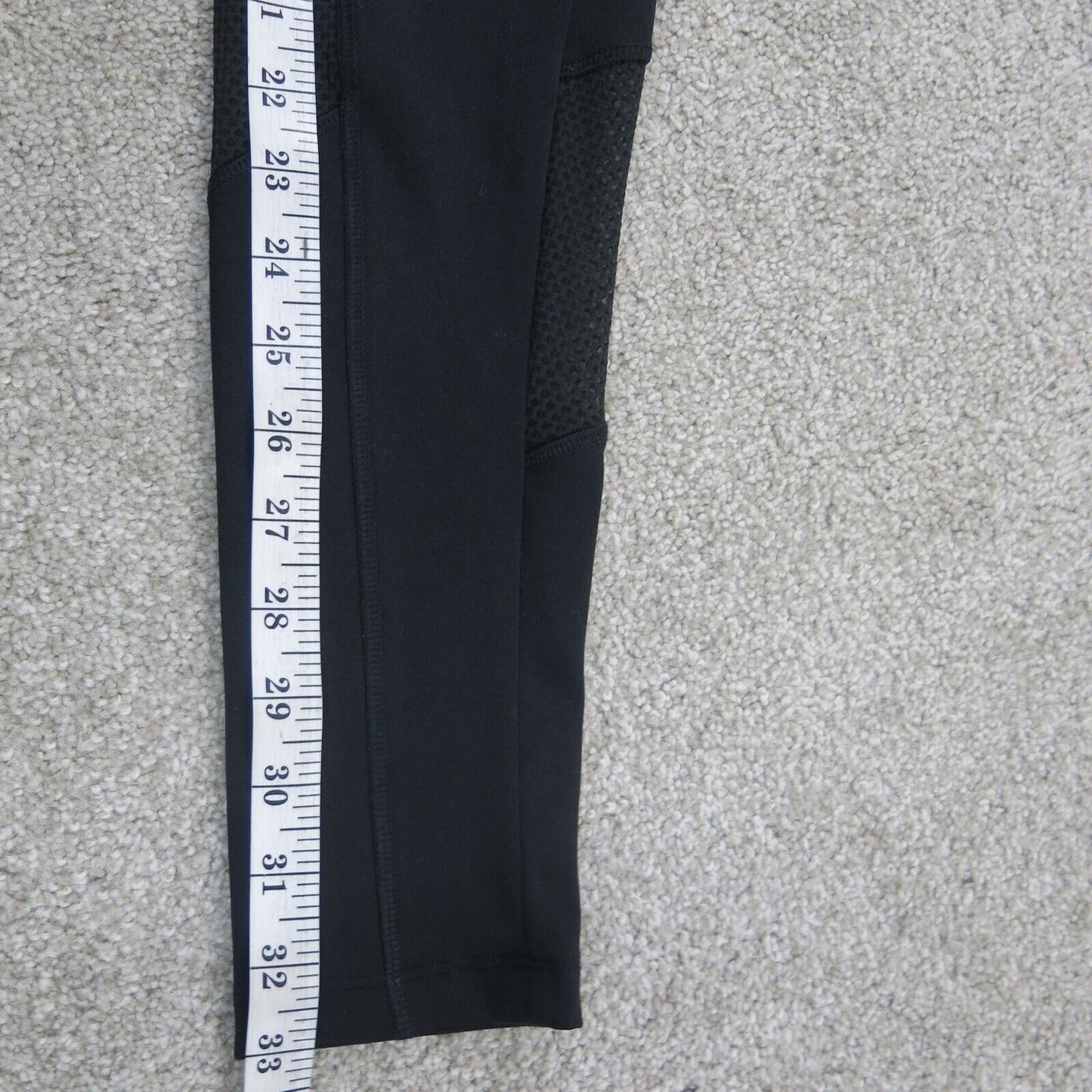 Pink Victoria Secret Women Leggings Activewear Skinny Mid Rise Black Size XS