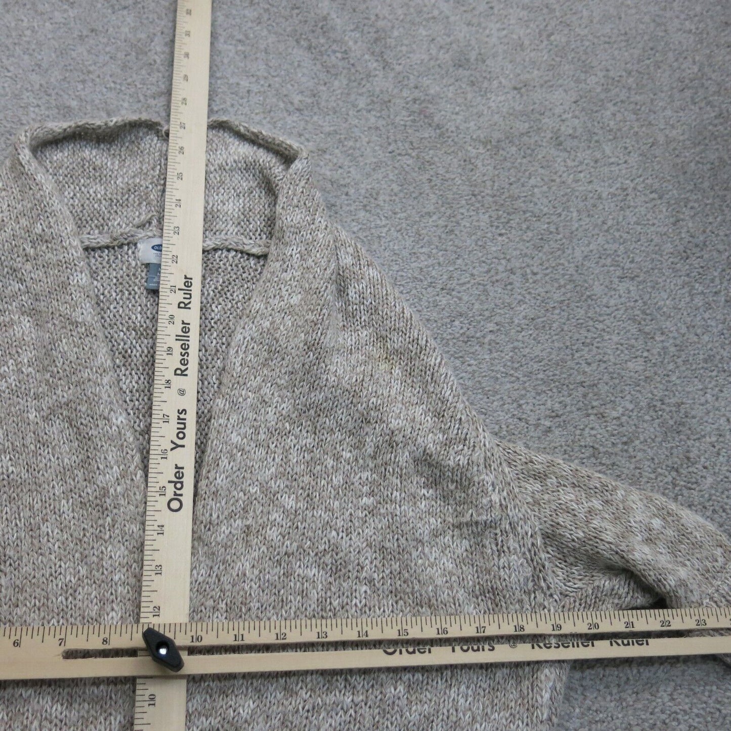 Old Navy Womens Cardigan Sweater Open Front Long Sleeves Solid Gray Size M-L