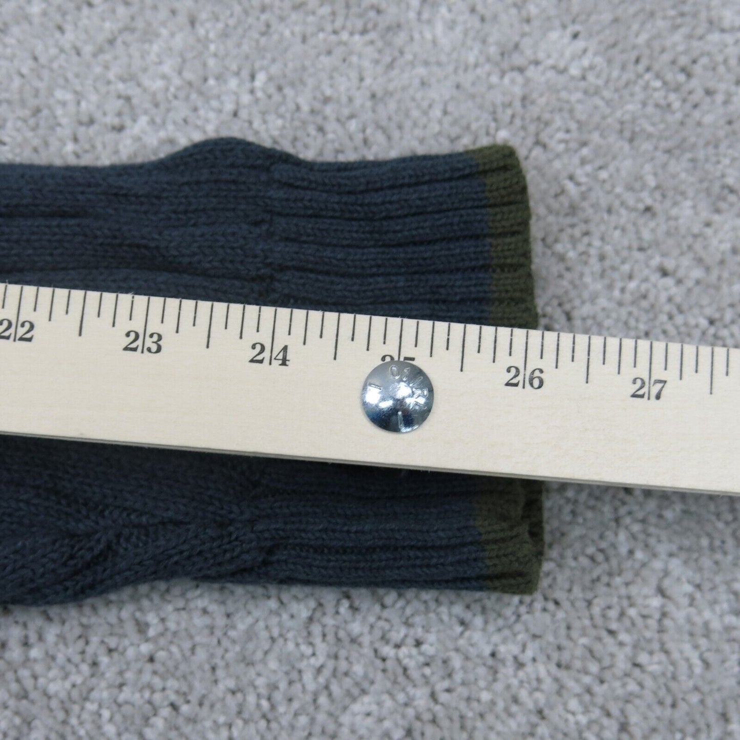 Columbia Mens Sweater Pullover Knitted Crew Neck Long Sleeves Blue Size X Large