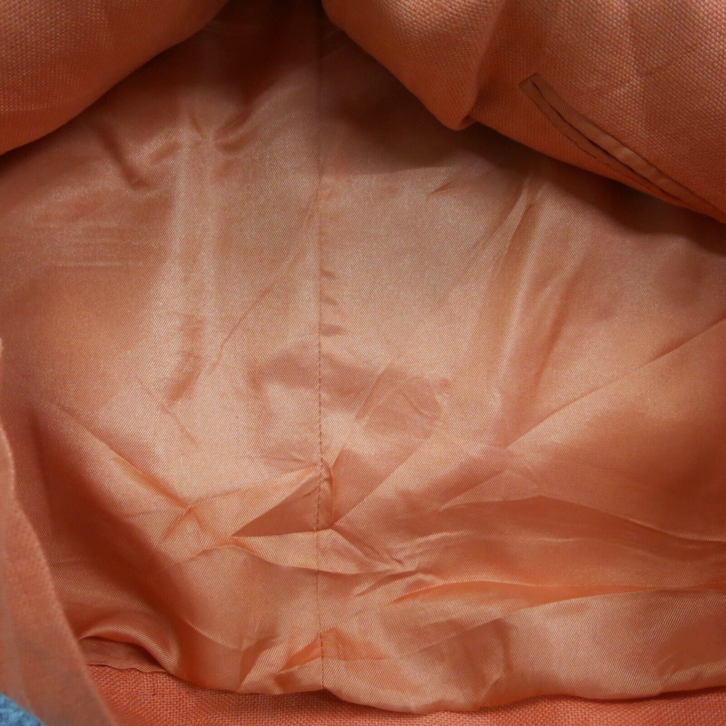Talbots Women Shirt Jacket Front Button Long Sleeves Collard Neck Orange Size 12