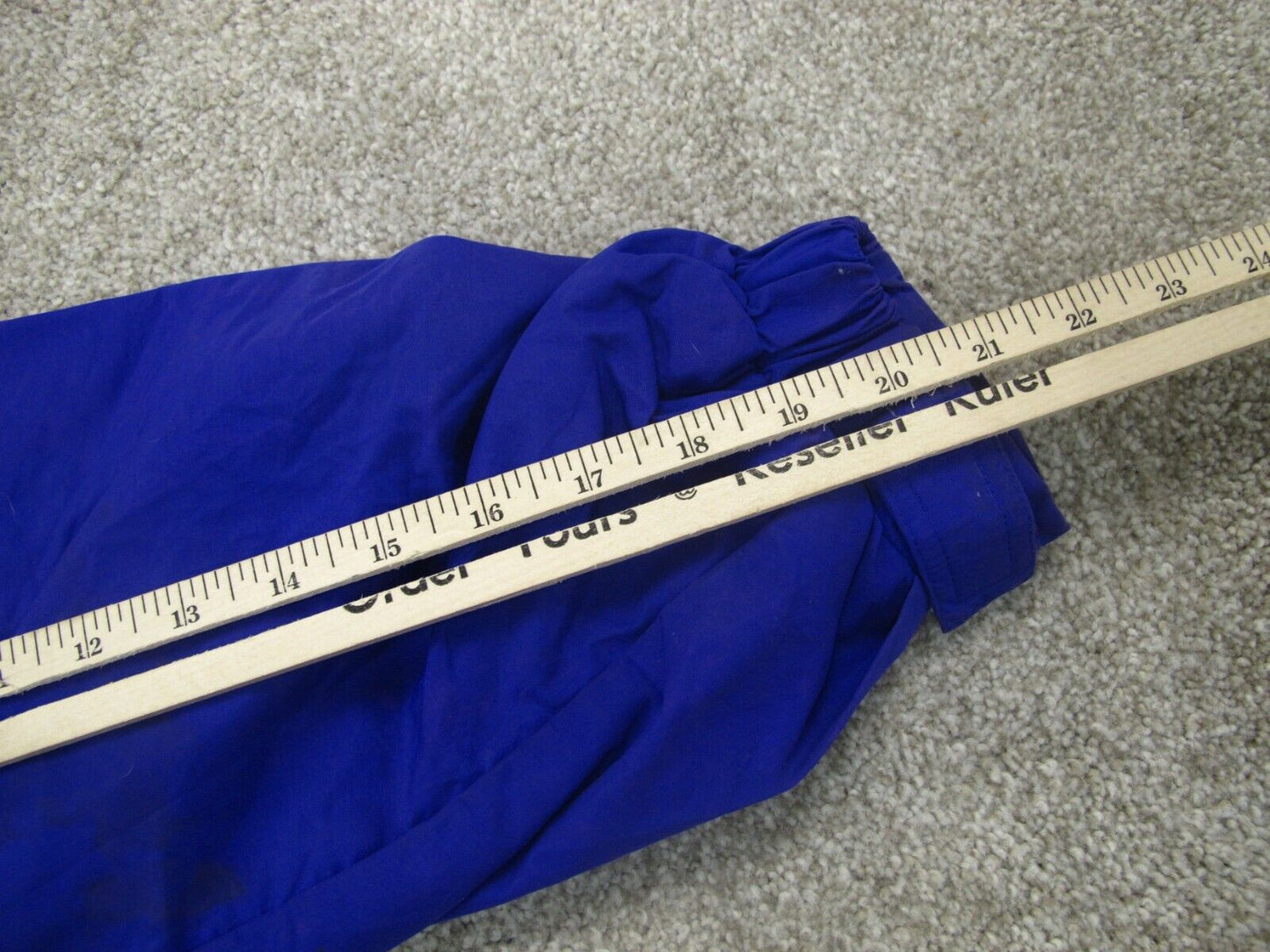 Columbia Sportswear Womens Windbreaker Jacket Full Zip Redial Sleeve Blue Size M