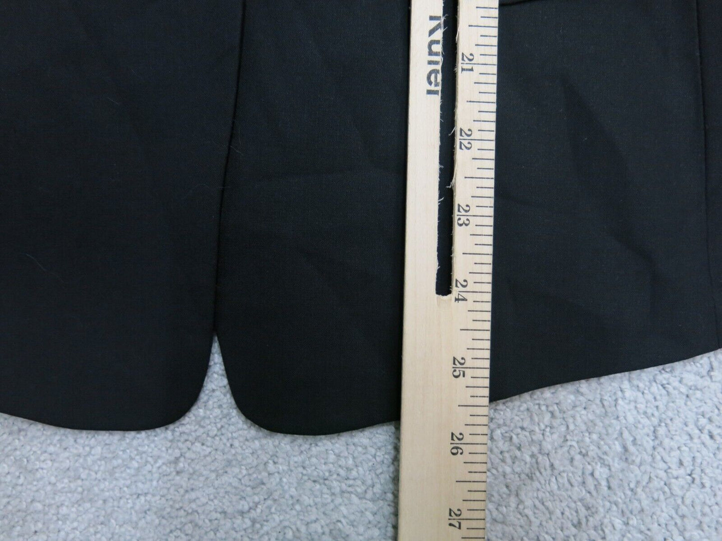 Banana Republic Mens Blazer Coat Jacket Single Breasted Long Sleeve Black Size 4