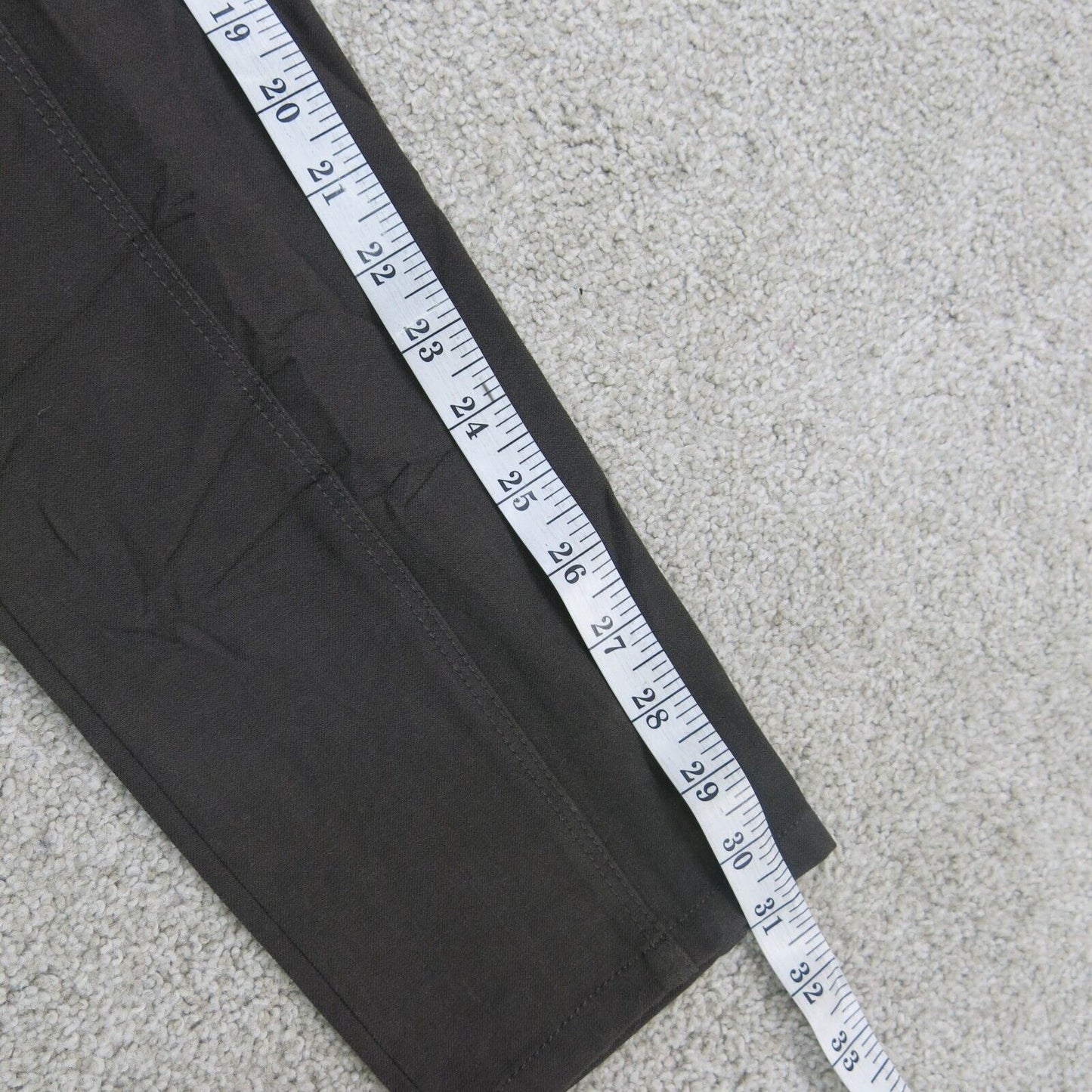 Banana Republic Womens Pant Skinny Leg Mid Rise Flat Front Pockets Black Size 4