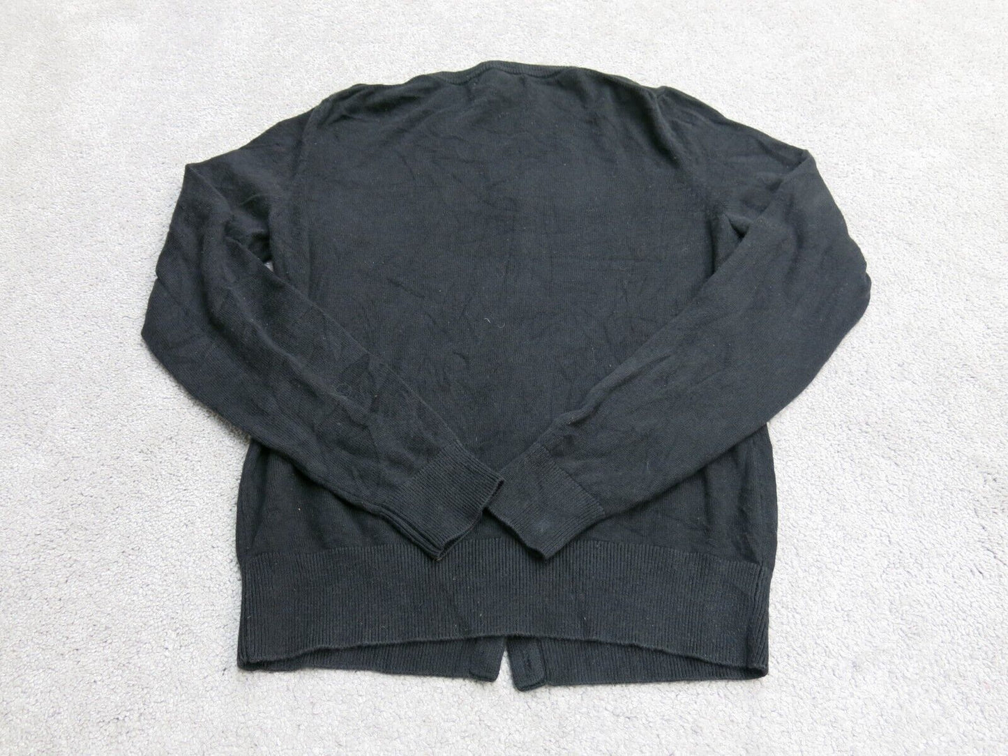 Banana Republic Women Knitted Cardigan Sweater Long Sleeve Black Size Small