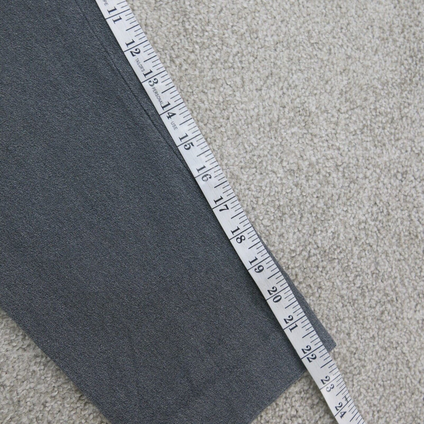 Mossimo Womens Pant Cropped Stretch Low Rise Flat Front Pockets Gray Size 10