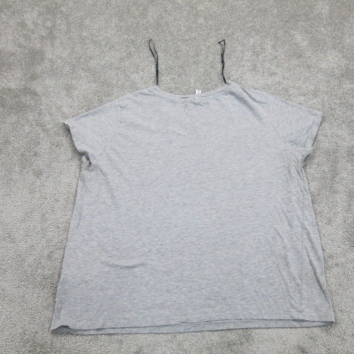 Divided by H&M Womens T Shirt Top Short Sleeve Crew Neck Heather Gray SZ X Large