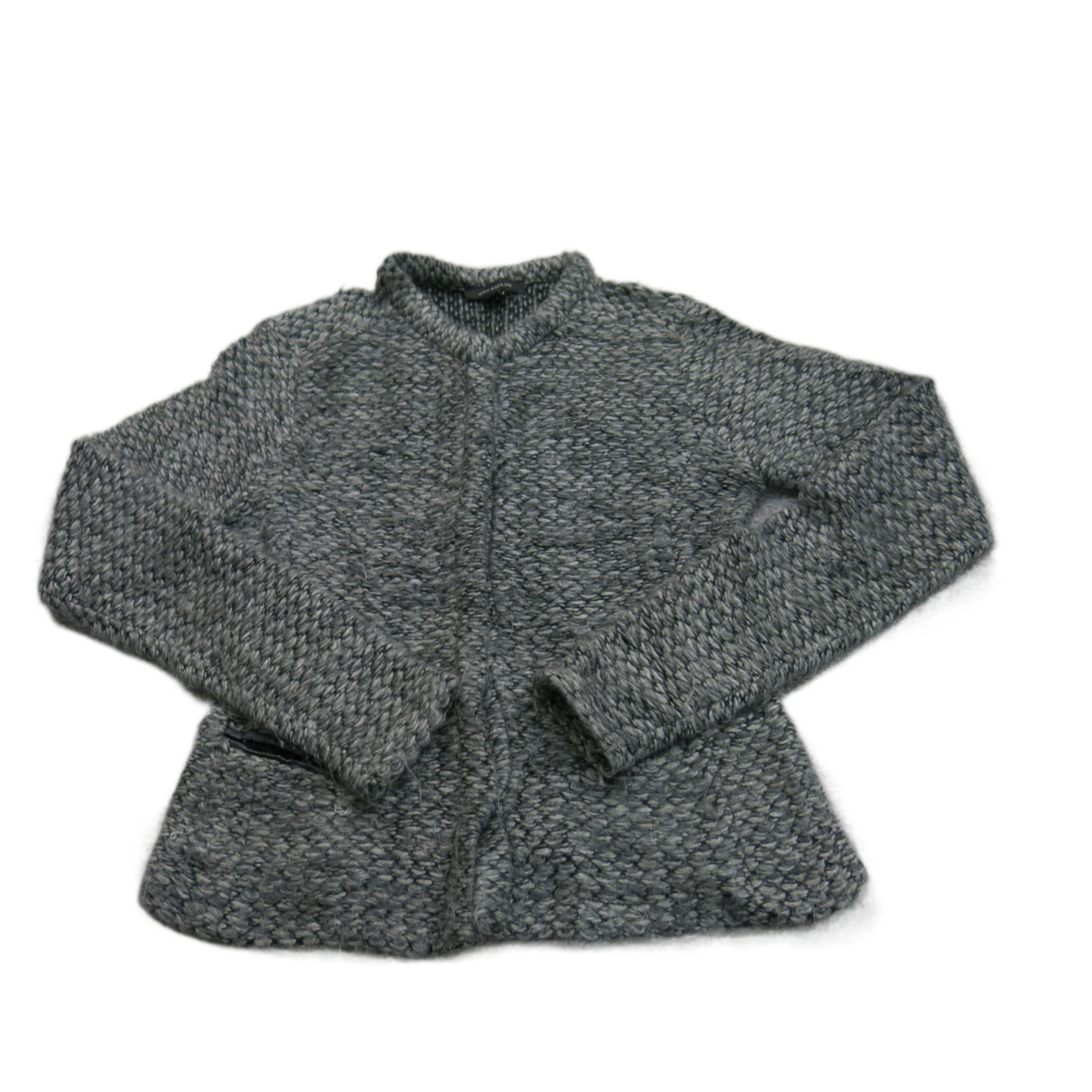 Ann Taylor Womens Cardigan Sweater Knitted Long Sleeve V Neck Black Size Small