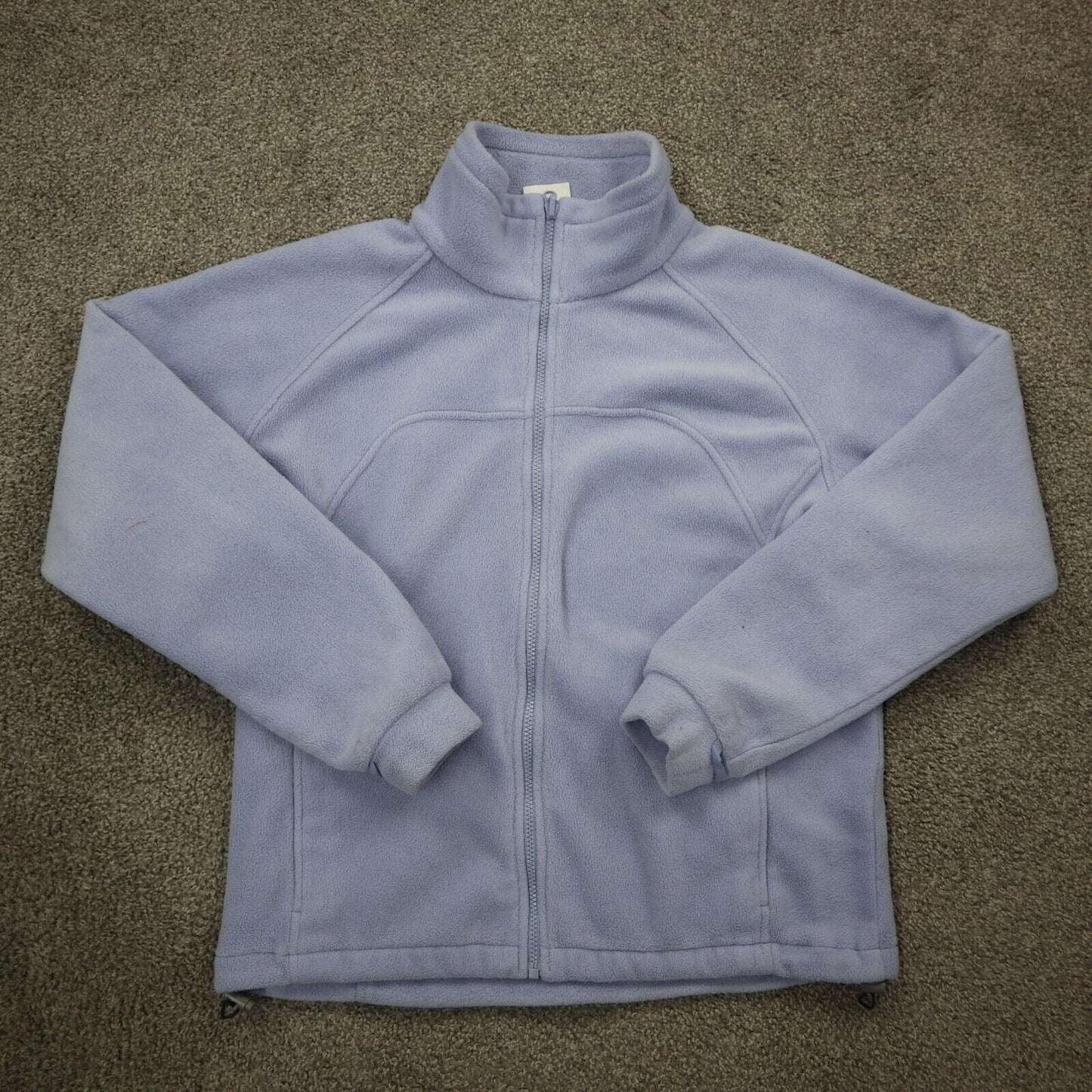 Columbia Womens Windbreaker Jackets Full Zip Up Mock Neck Blue Size Large