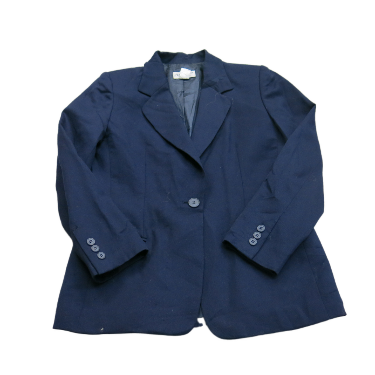 Pendleton Women Blazer Coat Single Breasted 100% Virgin Wool Pockets Blue Size 6