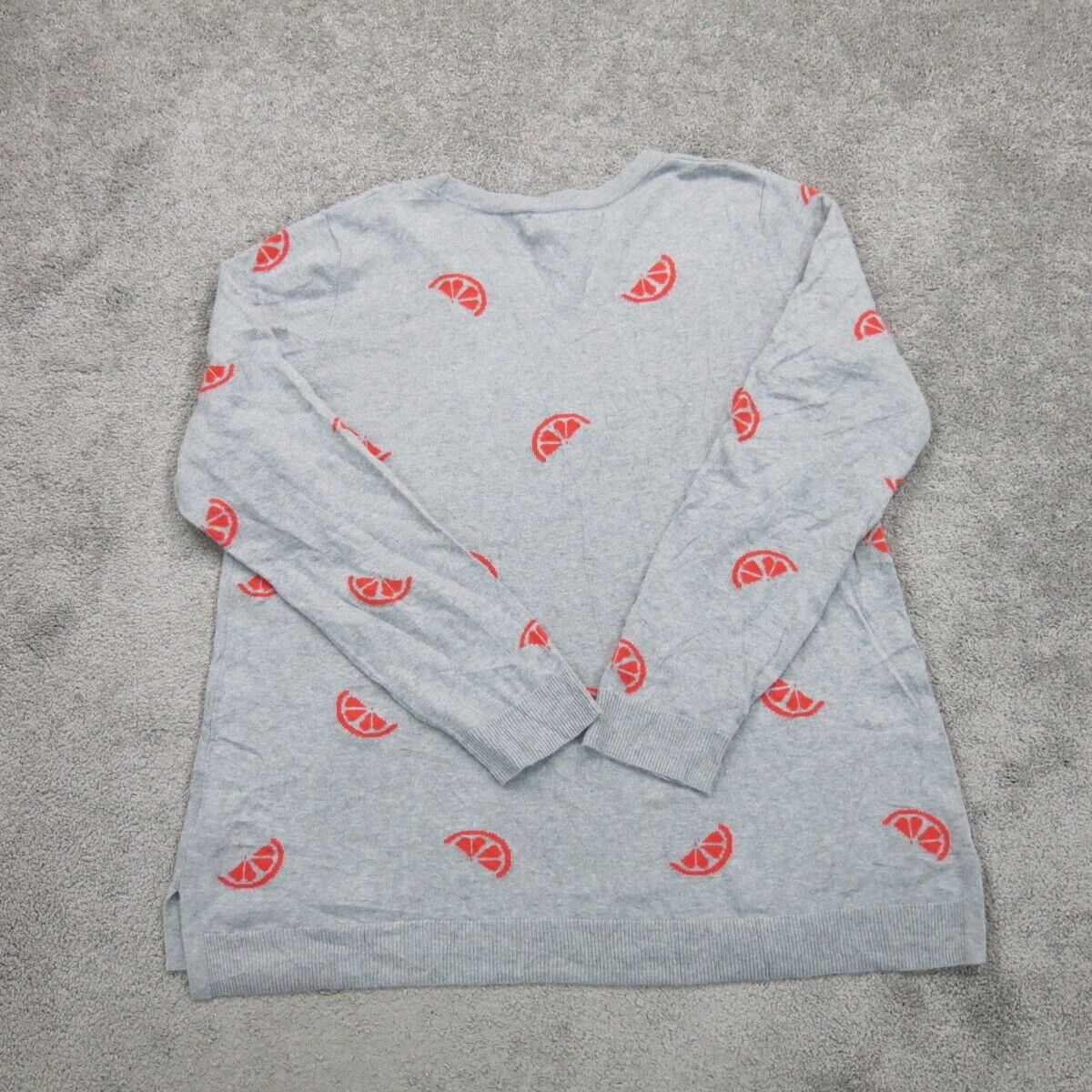 Old Navy Womens Sweater Pullover Crew Neck  Long Sleeves Gray Size XL