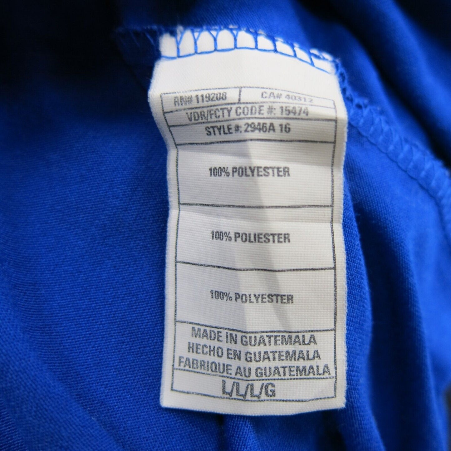 Adidas Mens Sweatshirt Crew Neck Long Sleeves Climalite Reivers Blue Size Large