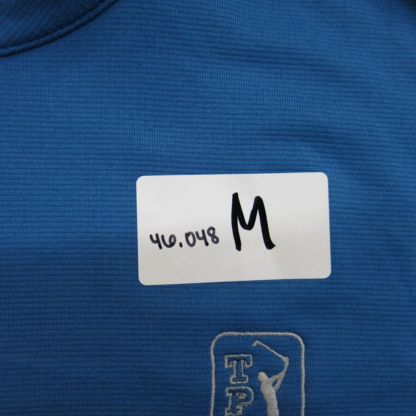 Adidas Mens Activewear Top3/4 Zip  Long Sleeve Mock Neck Blue Size X Large