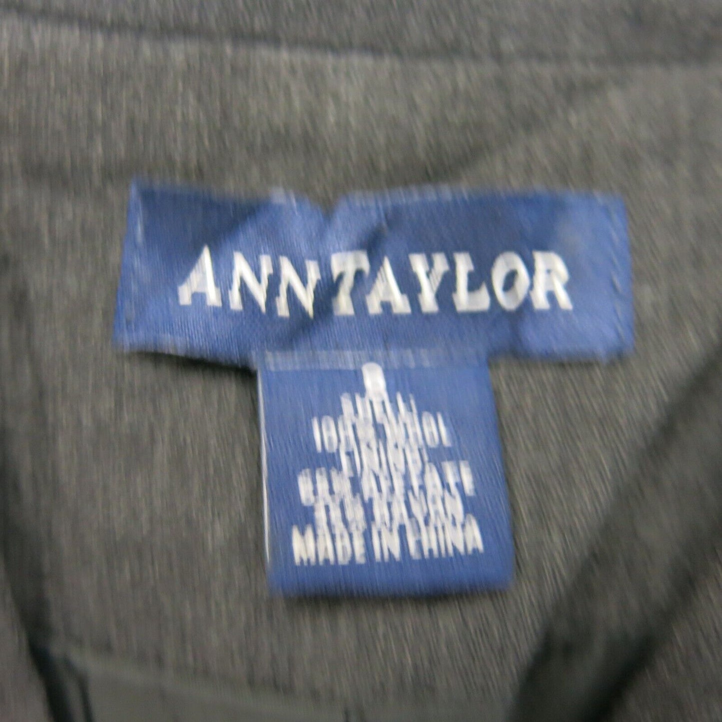 ANN Taylor Women Blazer Coat Single Breasted 100% Wool Pockets Black Size 8