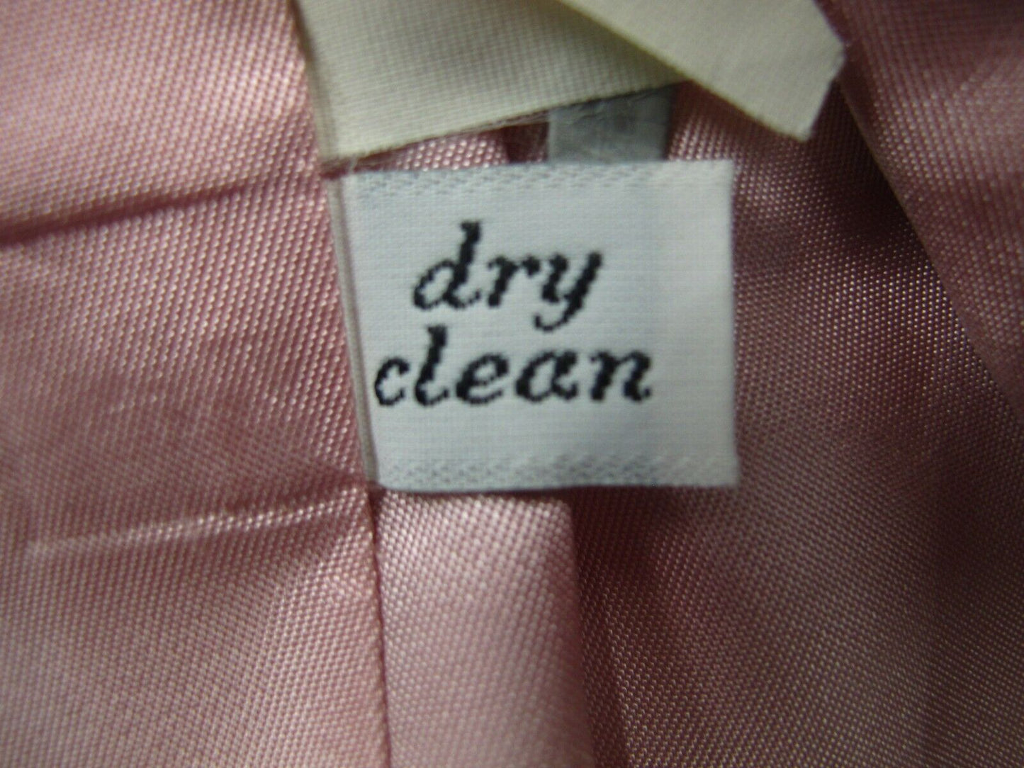 Miss Womens Blazer Coat Single Breasted 100% Virgin Wool Pockets Light Pink SZ 8