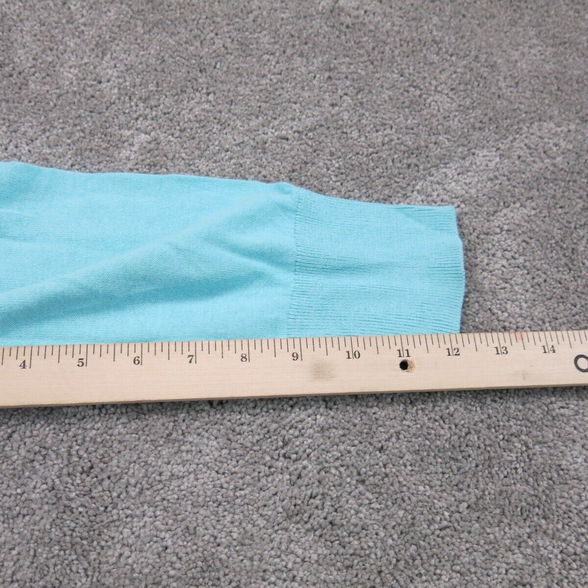 NWT Gap Womens Pullover Knitted Sweater Round Neck Long Sleeve Aqua Blue Size S