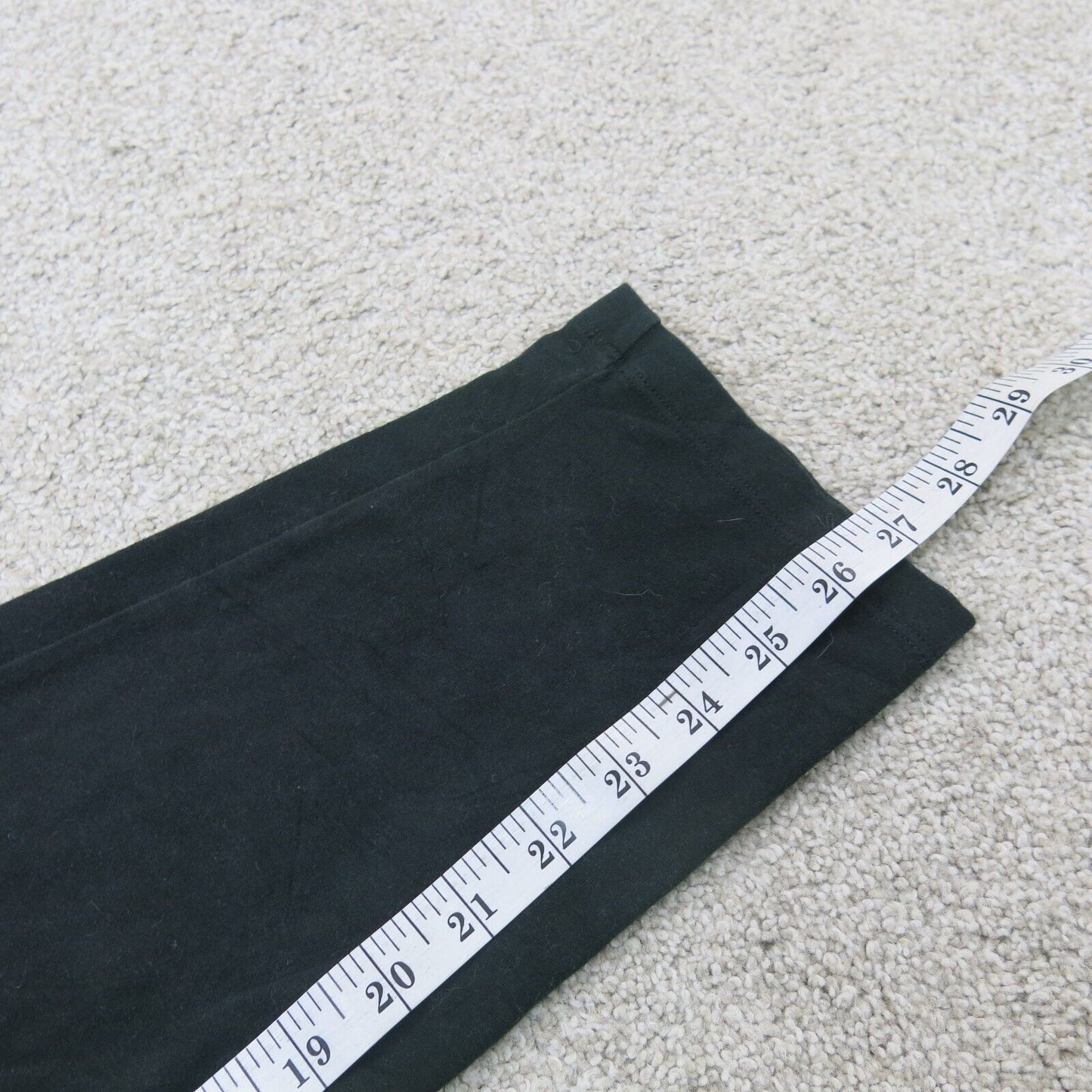 Pink Victoria Secret Womens Capri Yoga Legging Pants High Elastic Wait Black S/P