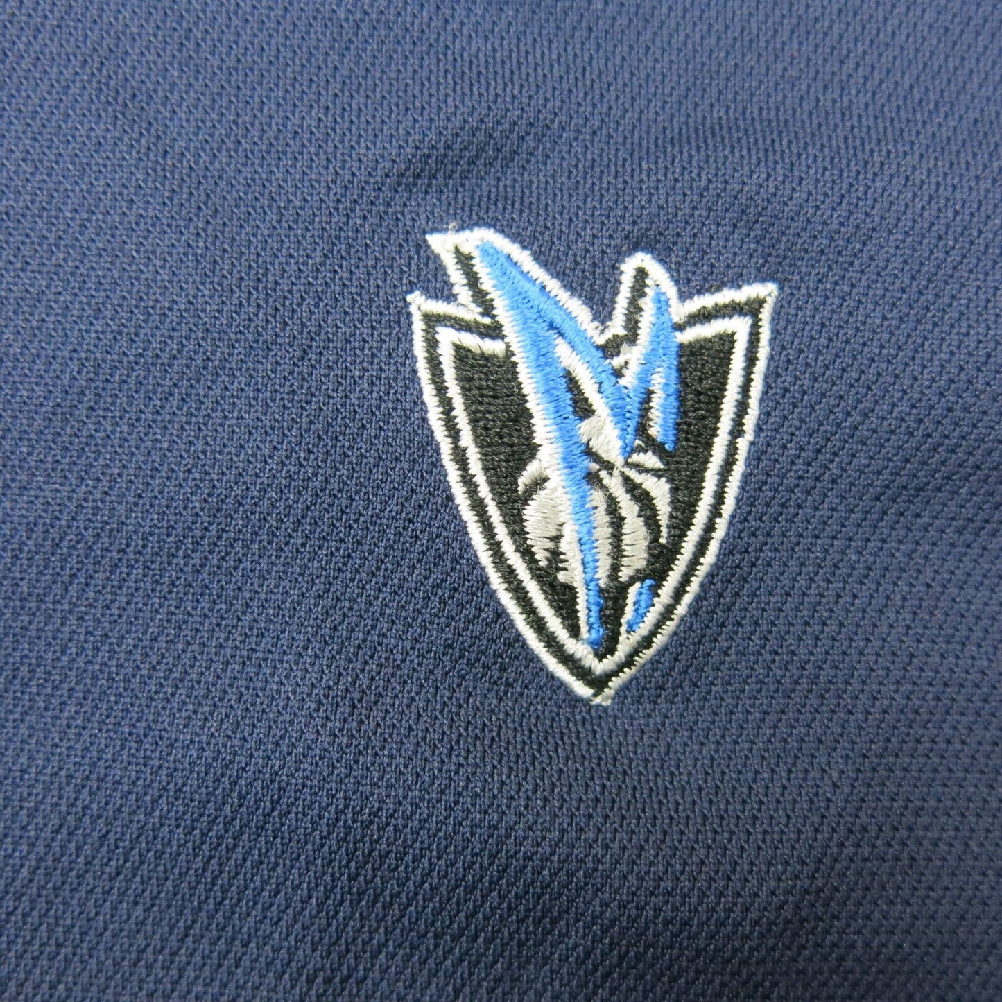 Adidas Mens Polo Shirt Short Sleeves Logo Navy Blue Size X Large