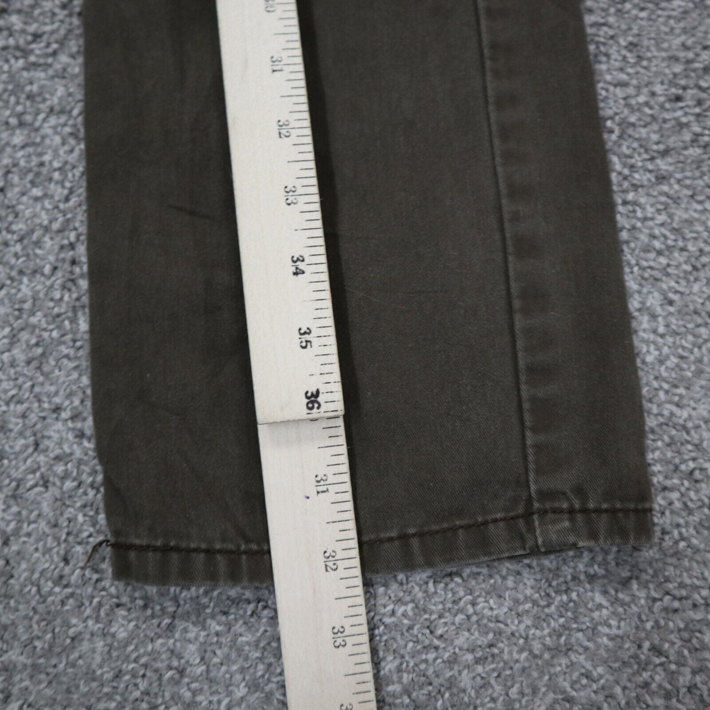 Levis 514 Mens Jeans Straight Leg Mid Rise Denim 100% Cotton Brown Size W29XL32