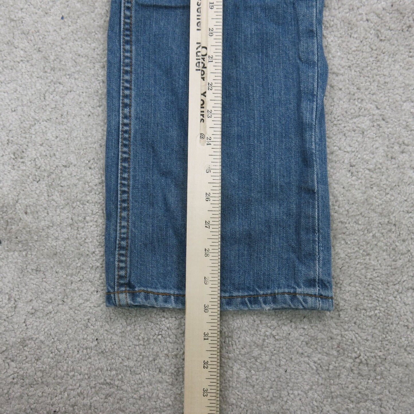 Levis 559 Mens Jeans Straight Leg Straight Denim Low Rise Pocket Blue SZ W32XL32