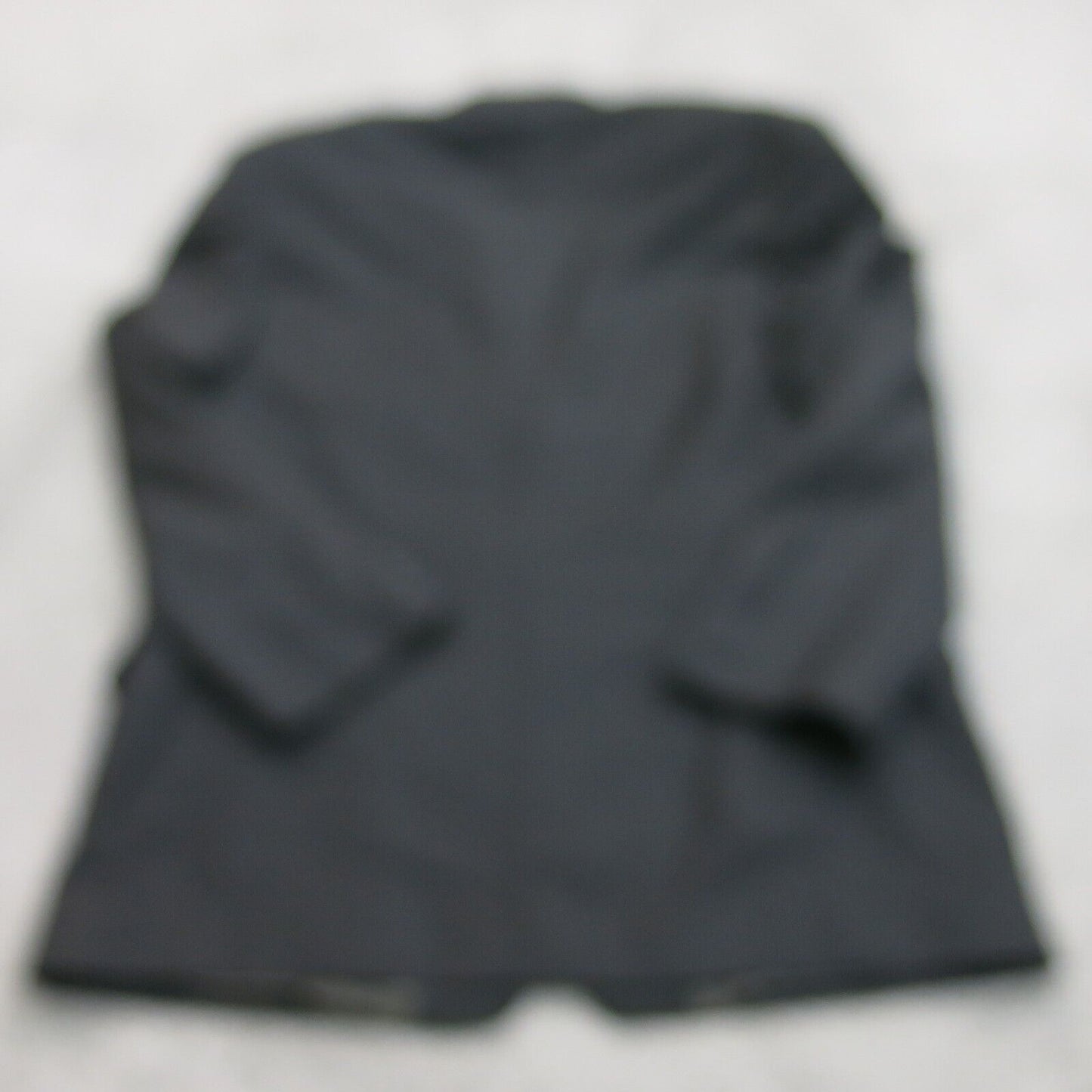Dillard's Mens Blazer Coat Jacket Collard 100% Wool Long Sleeves Black Size 4