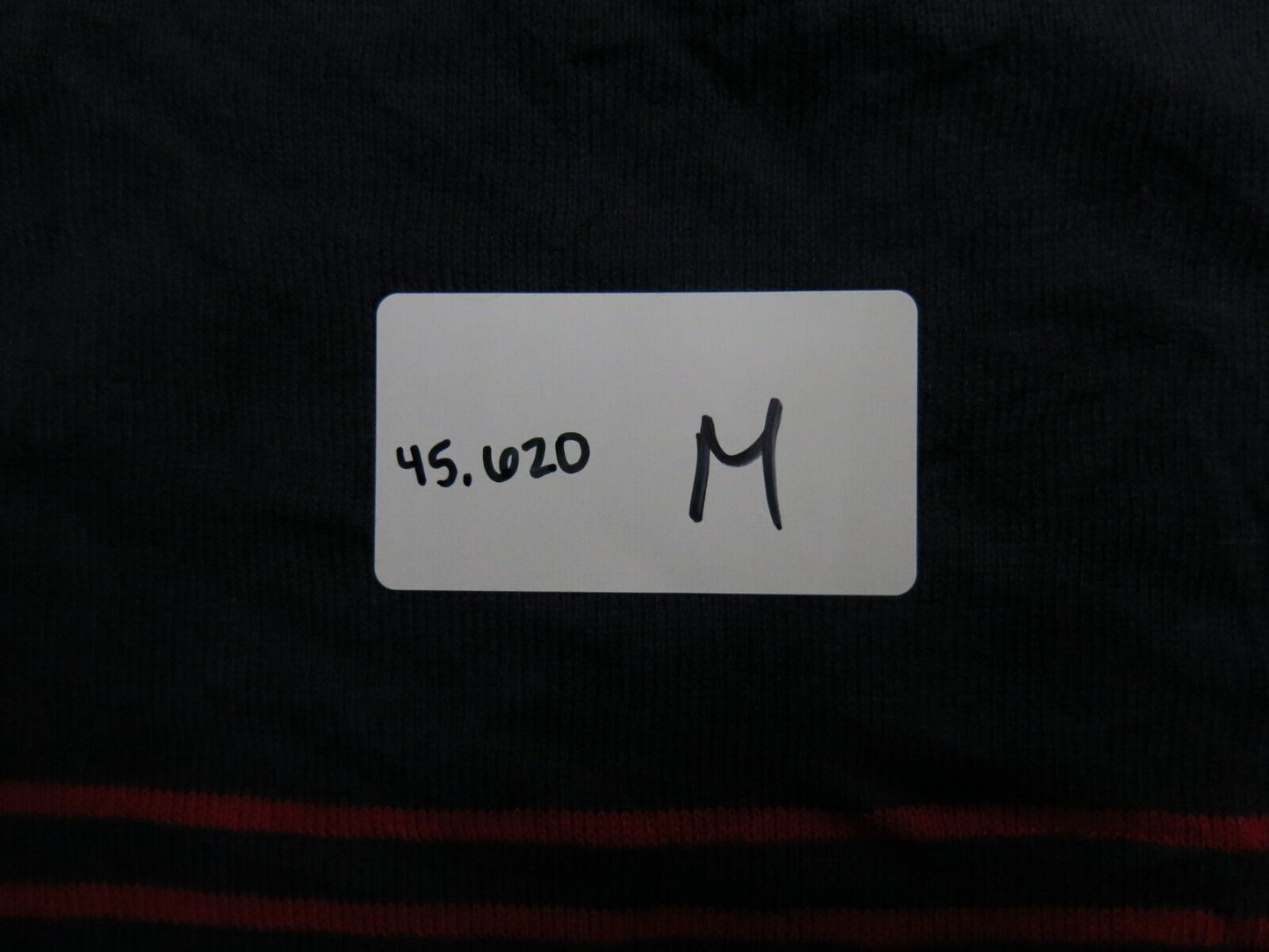 J.Crew Mens Sweater Crew Neck Striped  Pullover Long Sleeves Red Blue Size Large