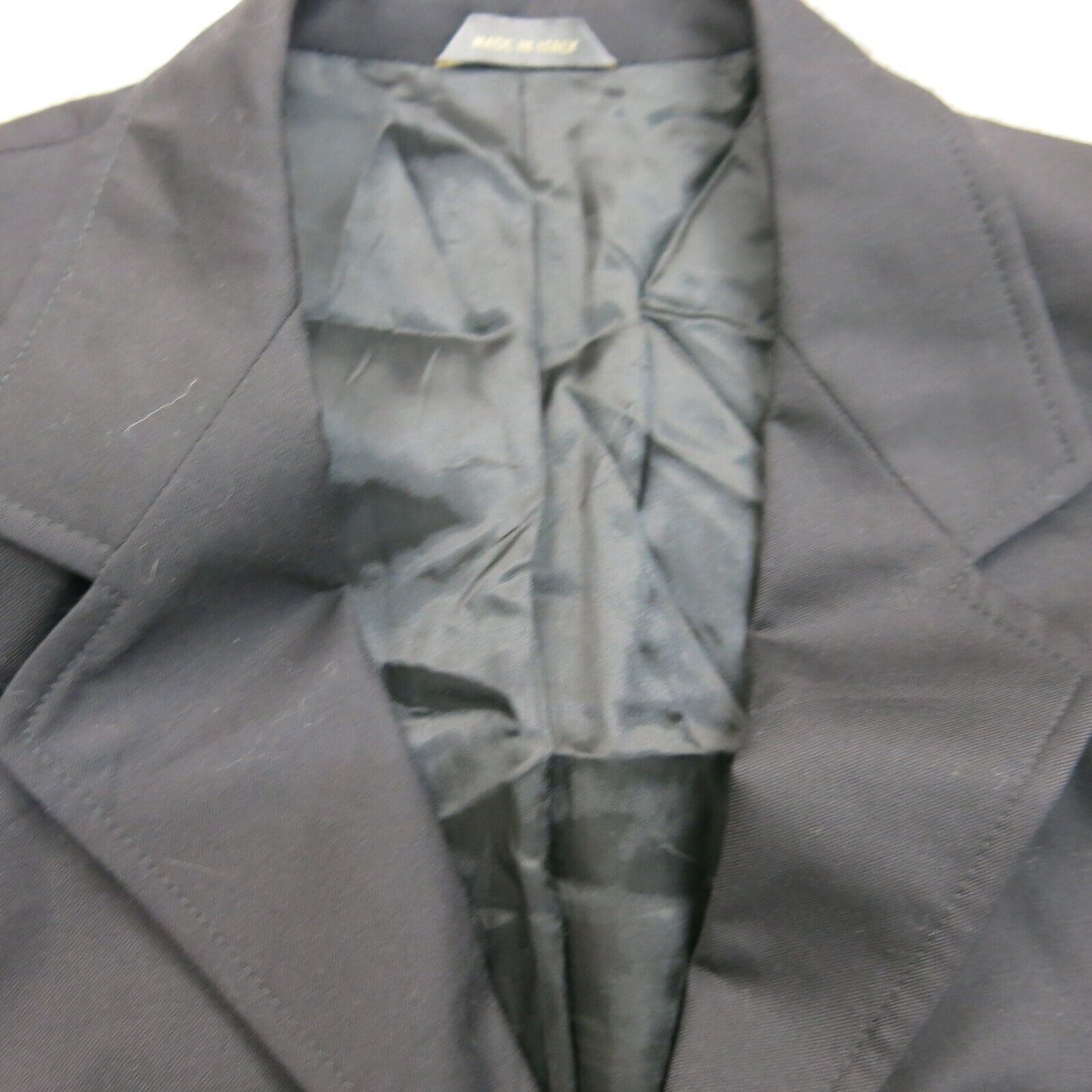 Banana Republic Mens Blazer Coat Jacket Long Sleeves Collard Black Size 385