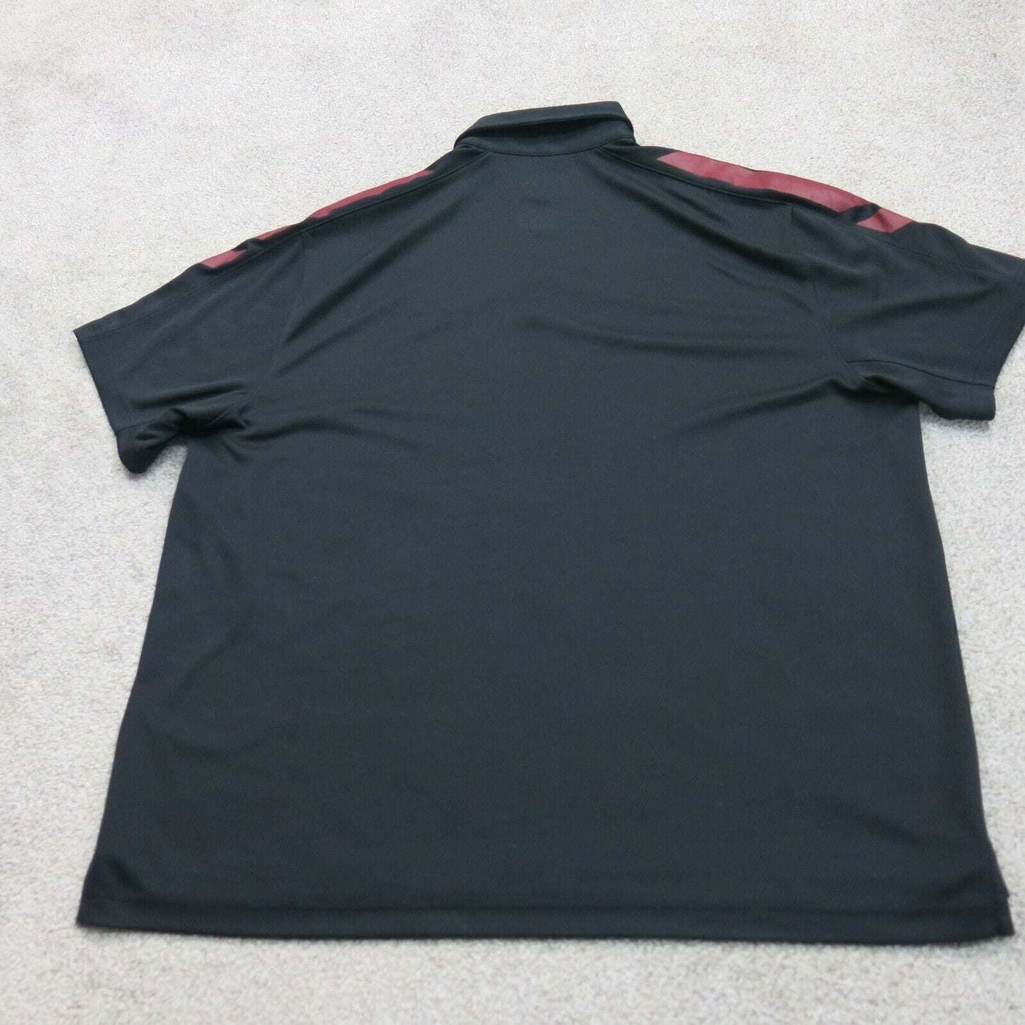 Under Armour Mens Polo Shirt Heatgear Loose Fit Short Sleeves Black Size X Large