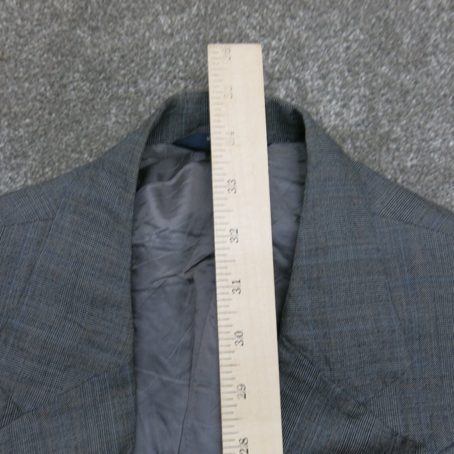 Brooks Brothers Men Blazer Coat Single Breasted Long Sleeves Pockets Gray SZ 41L