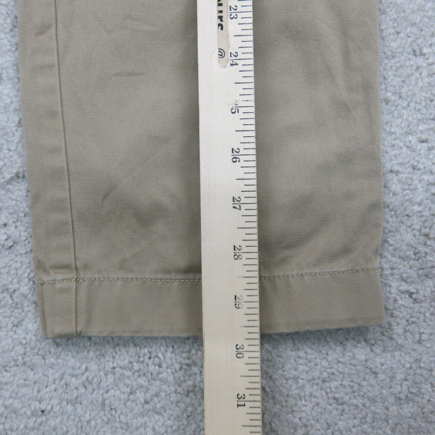 J. Crew Mens Pant Chino The Bleecker Pockets Mid Rise Beige Size W29XL32