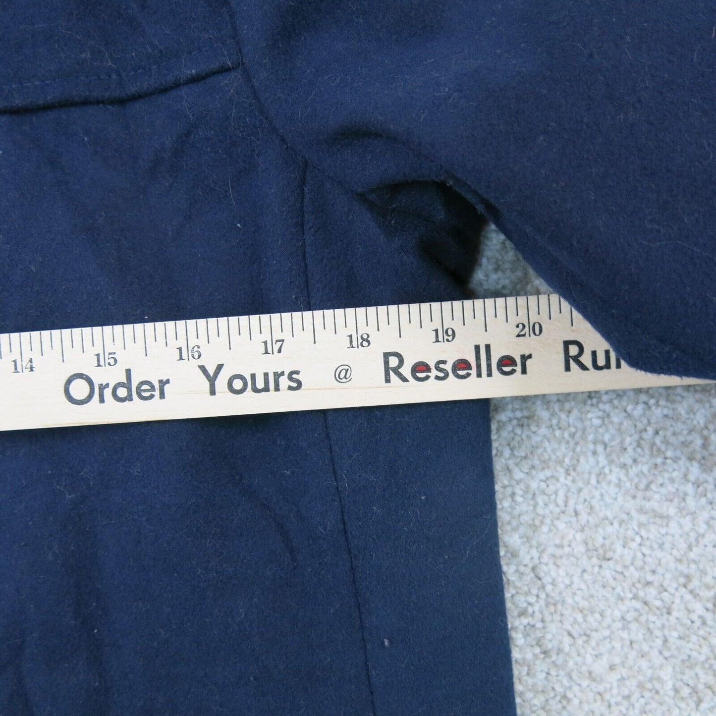 Old Navy Womens Parka Coat Jacket Long Sleeves Buckle Closure Blue Size Medium