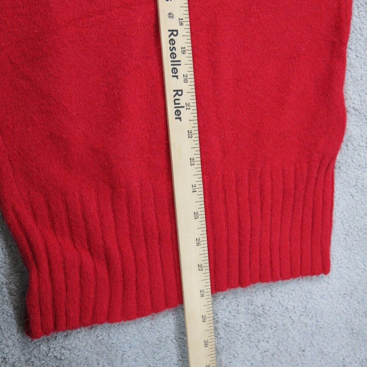 Gap Womens Pullover Sweater Top Stretch Long Sleeves High Neck Red Size Small