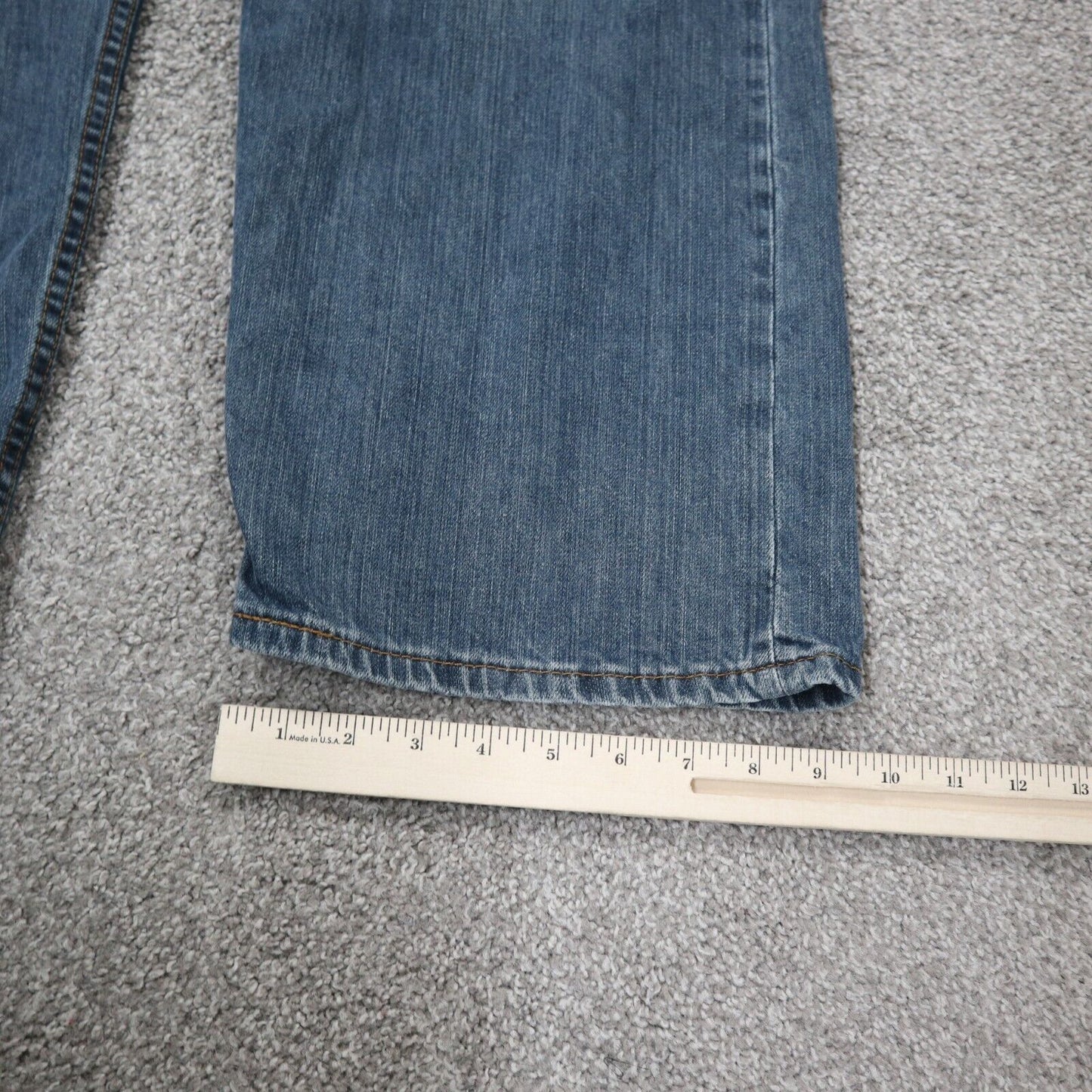 Levis 559 Mens Jeans Straight Leg Mid Rise Five Pockets Blue Size W44XL29