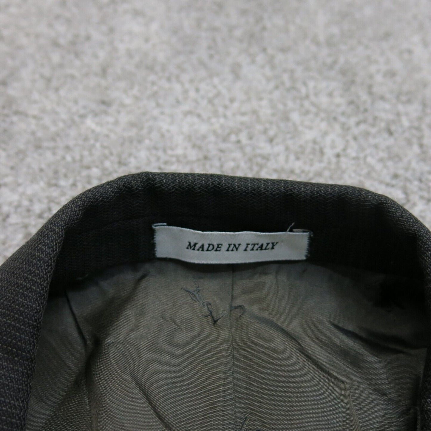 Dillard's Mens Blazer Coat Jacket Collard 100% Wool Long Sleeves Black Size 4
