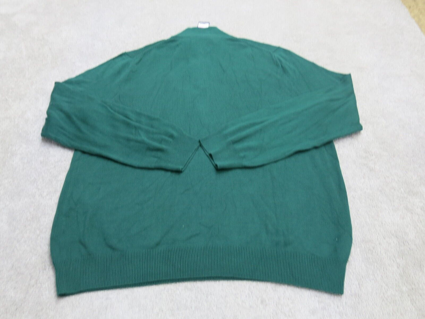 Tommy Hilfiger Mens Pullover Sweatshirt High Neck Long Sleeve Green Size XXL