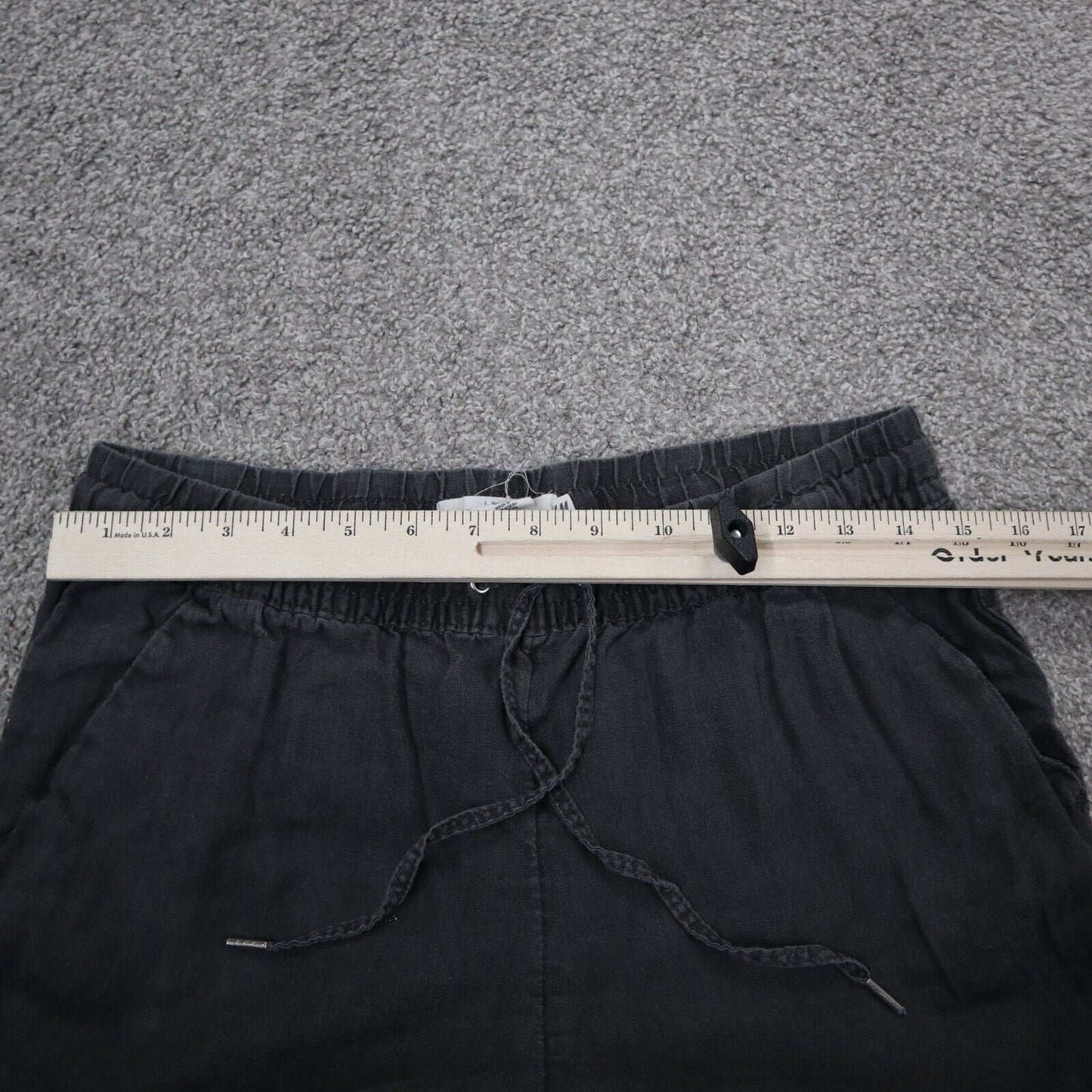 H&M Womens Activewear Sweatpant Running Training Elastic Waist Black Size US 8